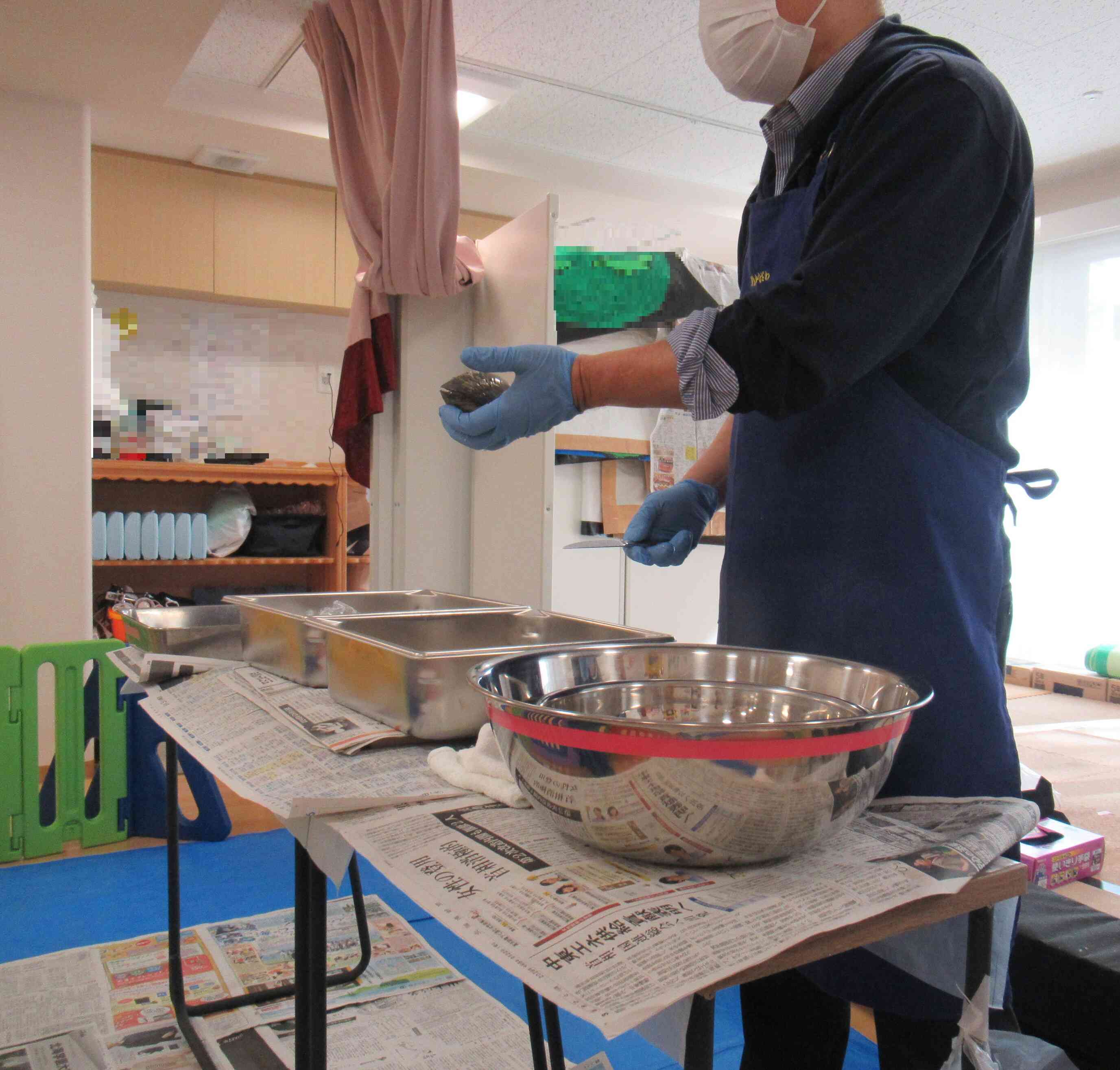 お魚解体ショー！