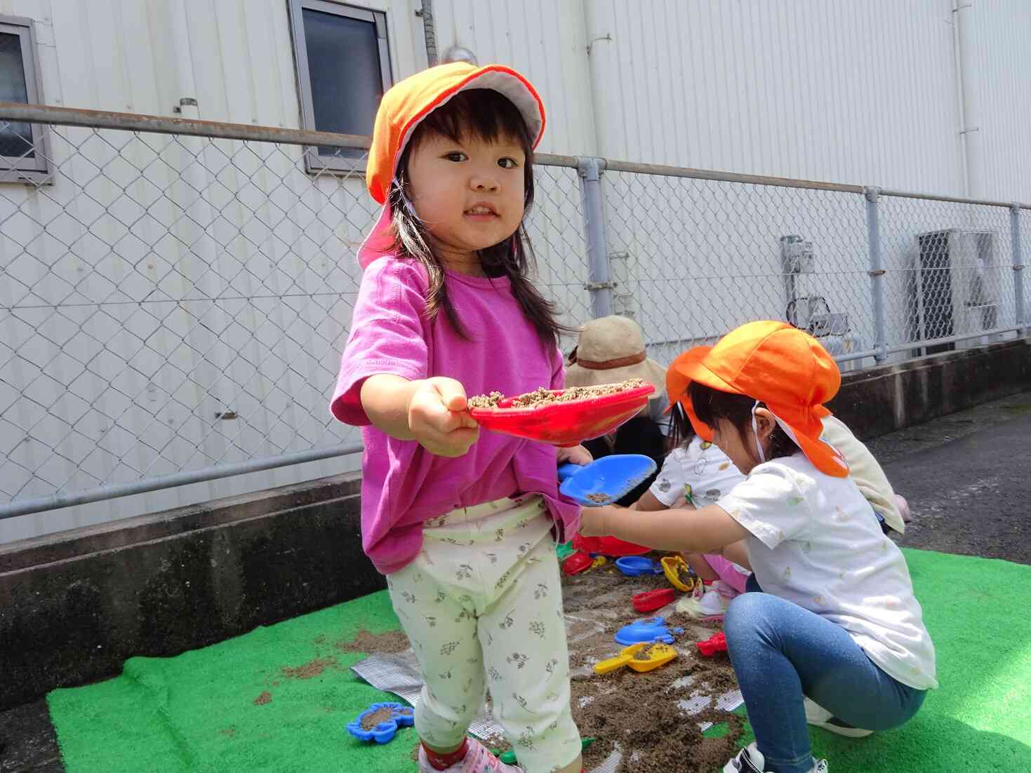 砂あそびと製作あそび☆うさぎ組