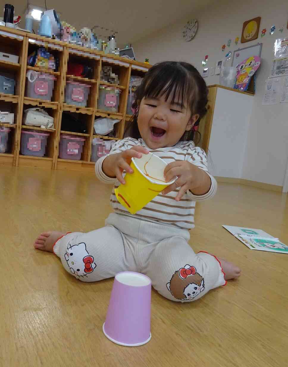 雨の日だっておもいっきり保育！（1歳児）
