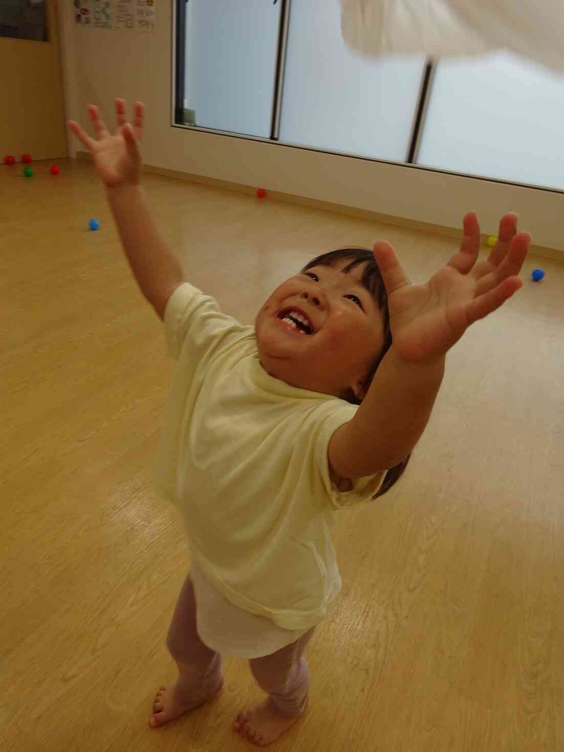 カラーボール遊び☆あひる組