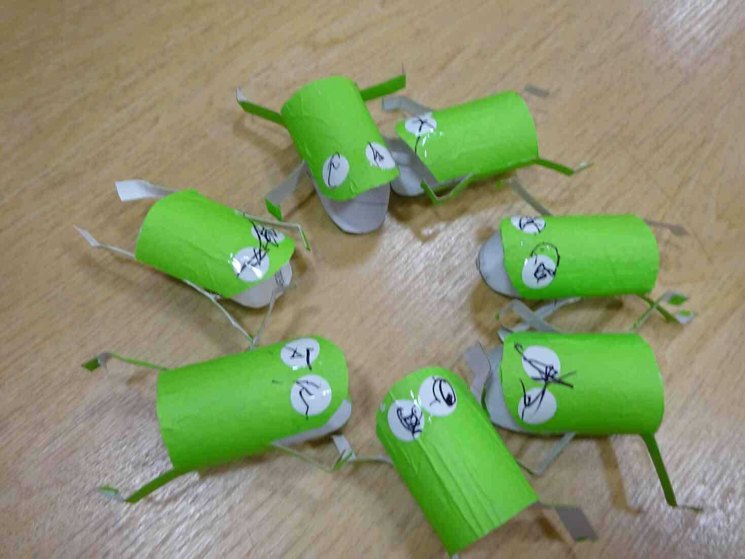 カエルの製作☆あひる組