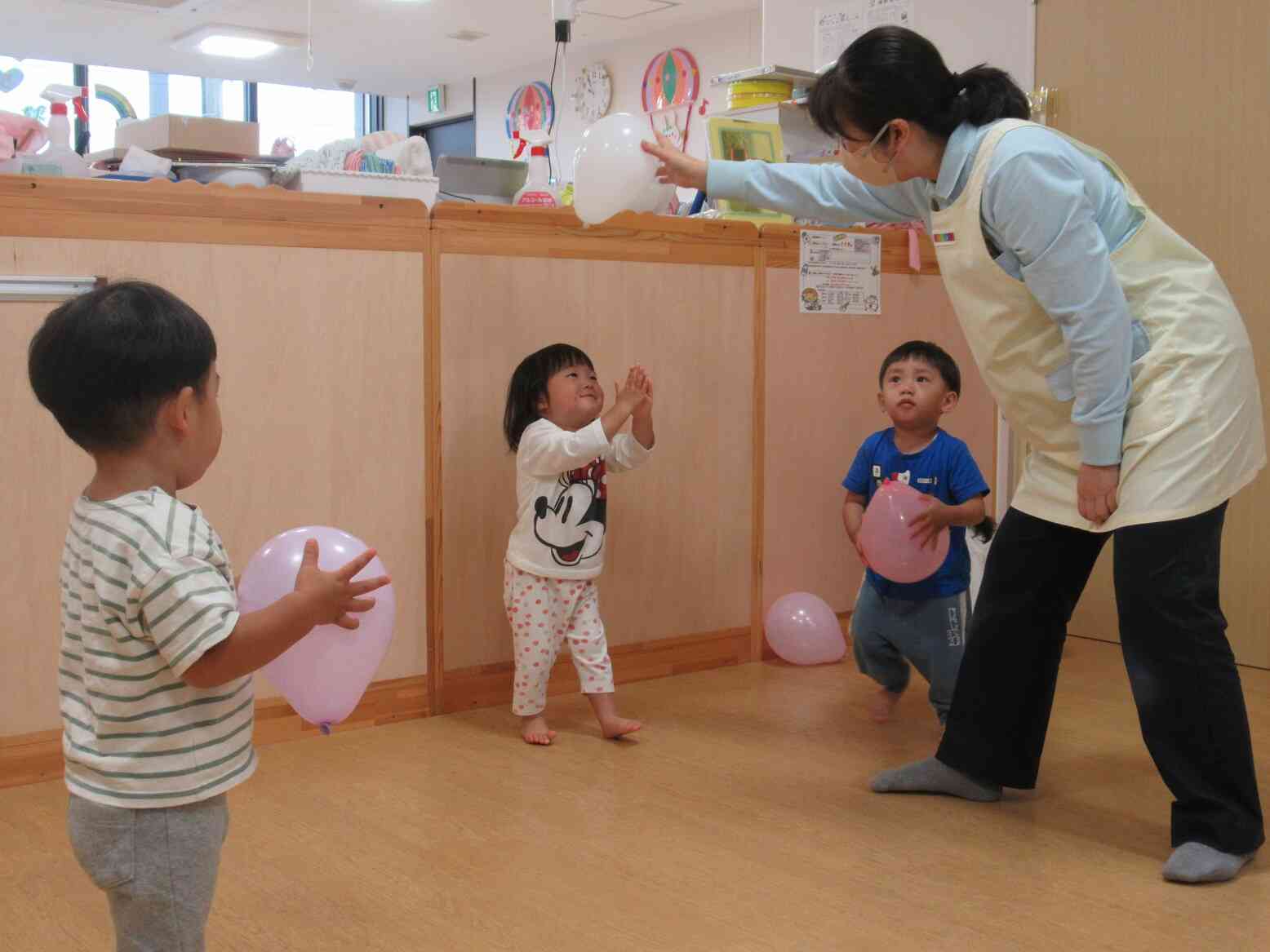 風船遊び☆あひる組