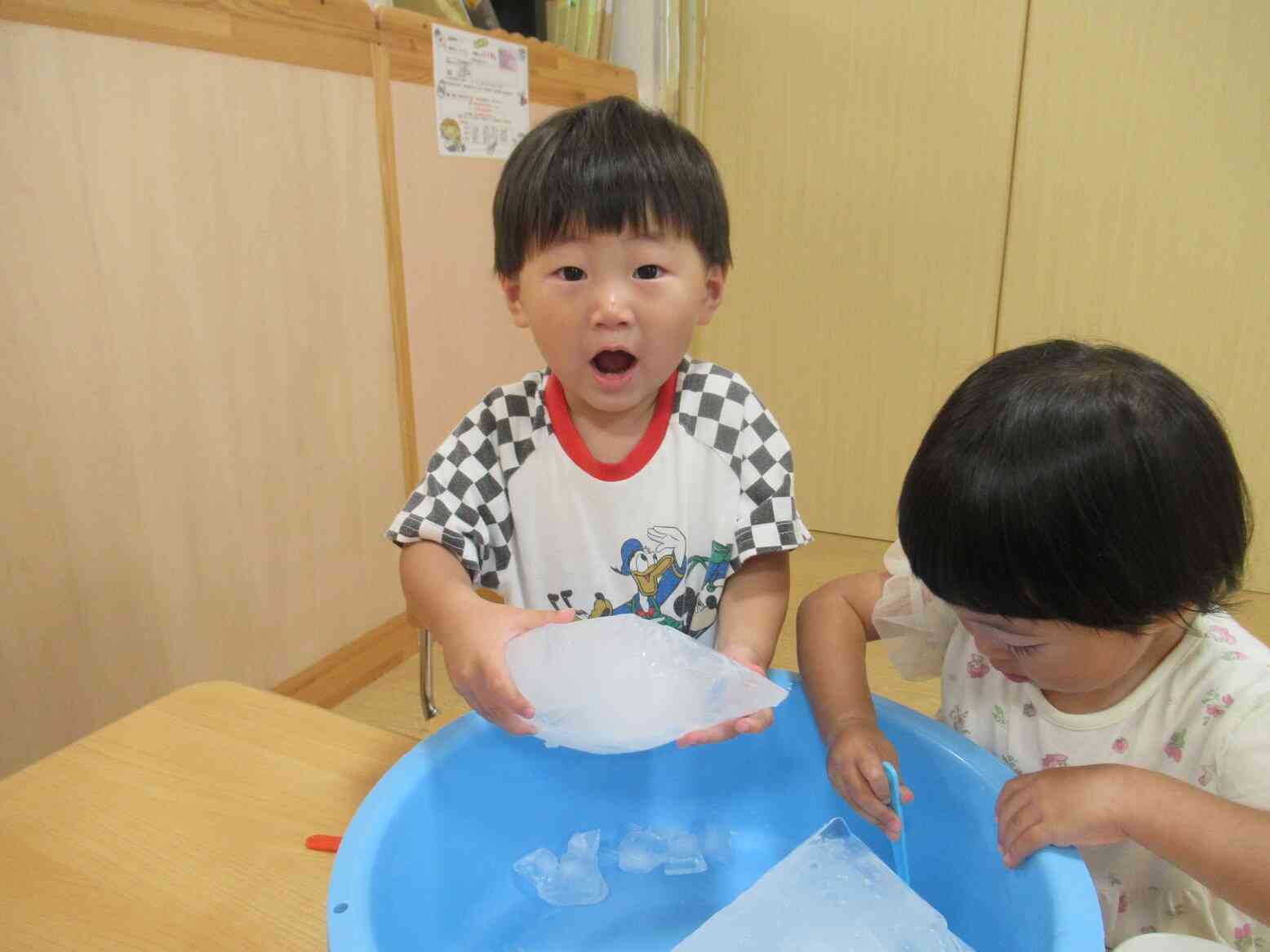 氷あそび☆（あひる組）