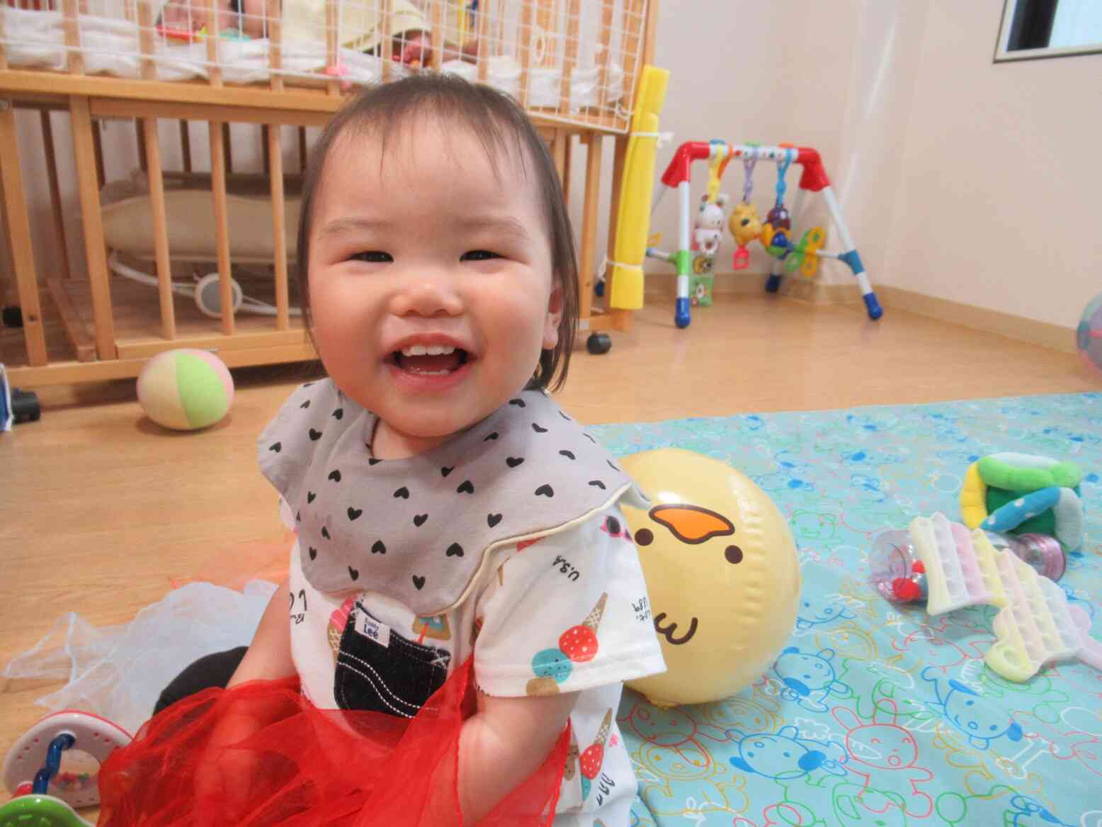 わらべうた大好き♪いいお顔（0歳児）