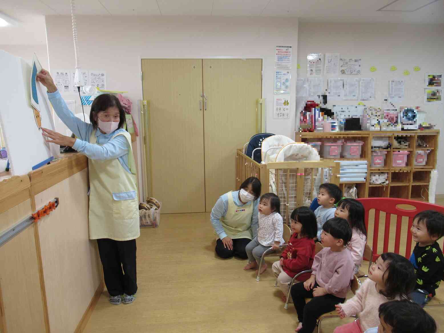 パネルシアターも楽しみました。