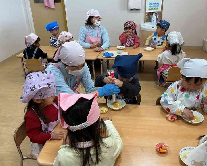 クレープ作り(食育の日)