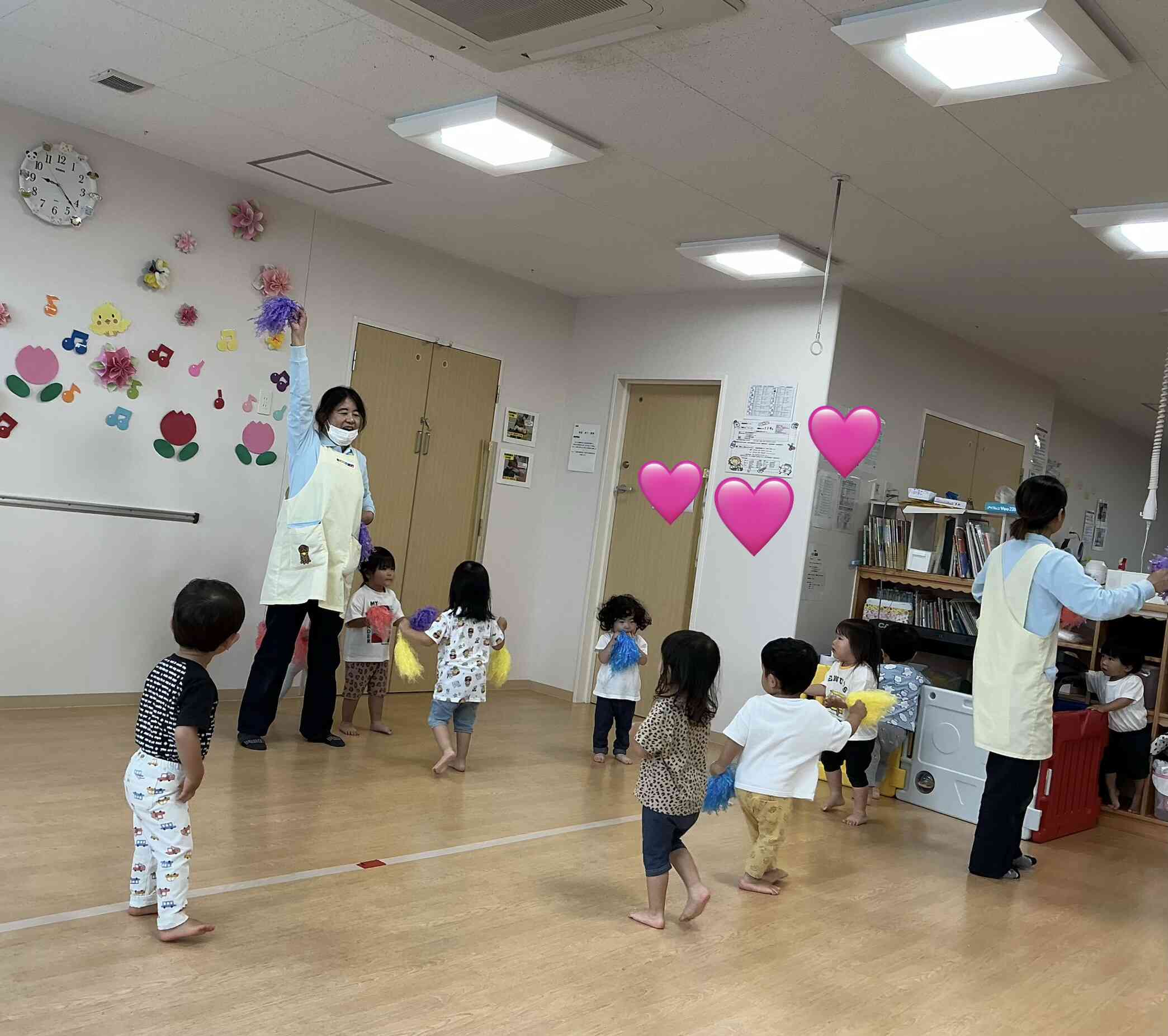 今日も元気いっぱい！朝の体操