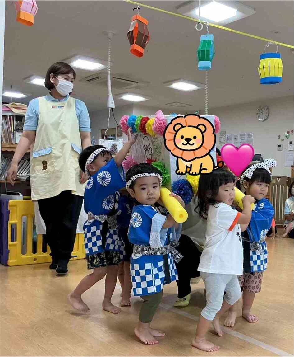 お祭りごっこ♬(うさぎ組)