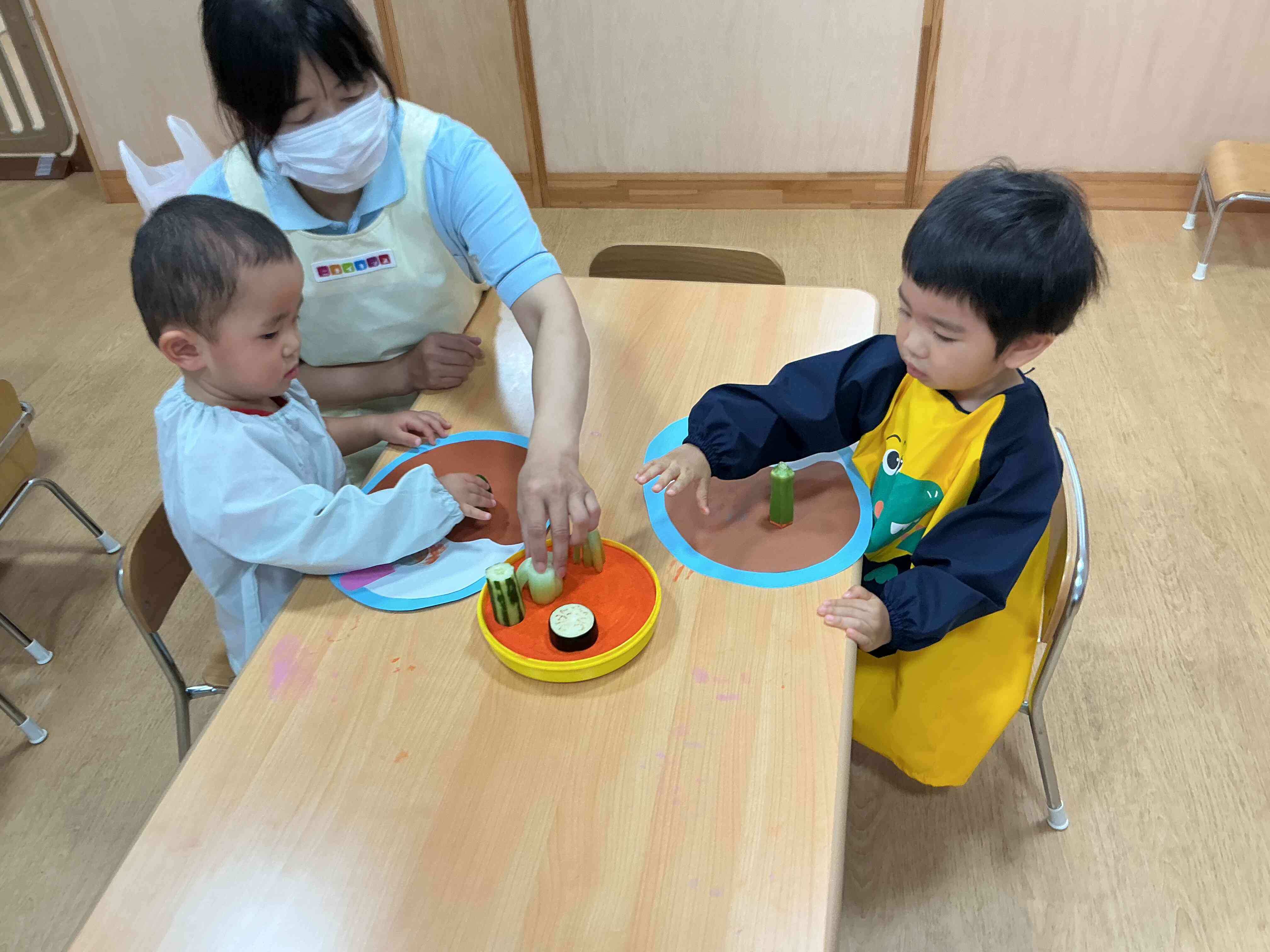 いろんな野菜がある〜！