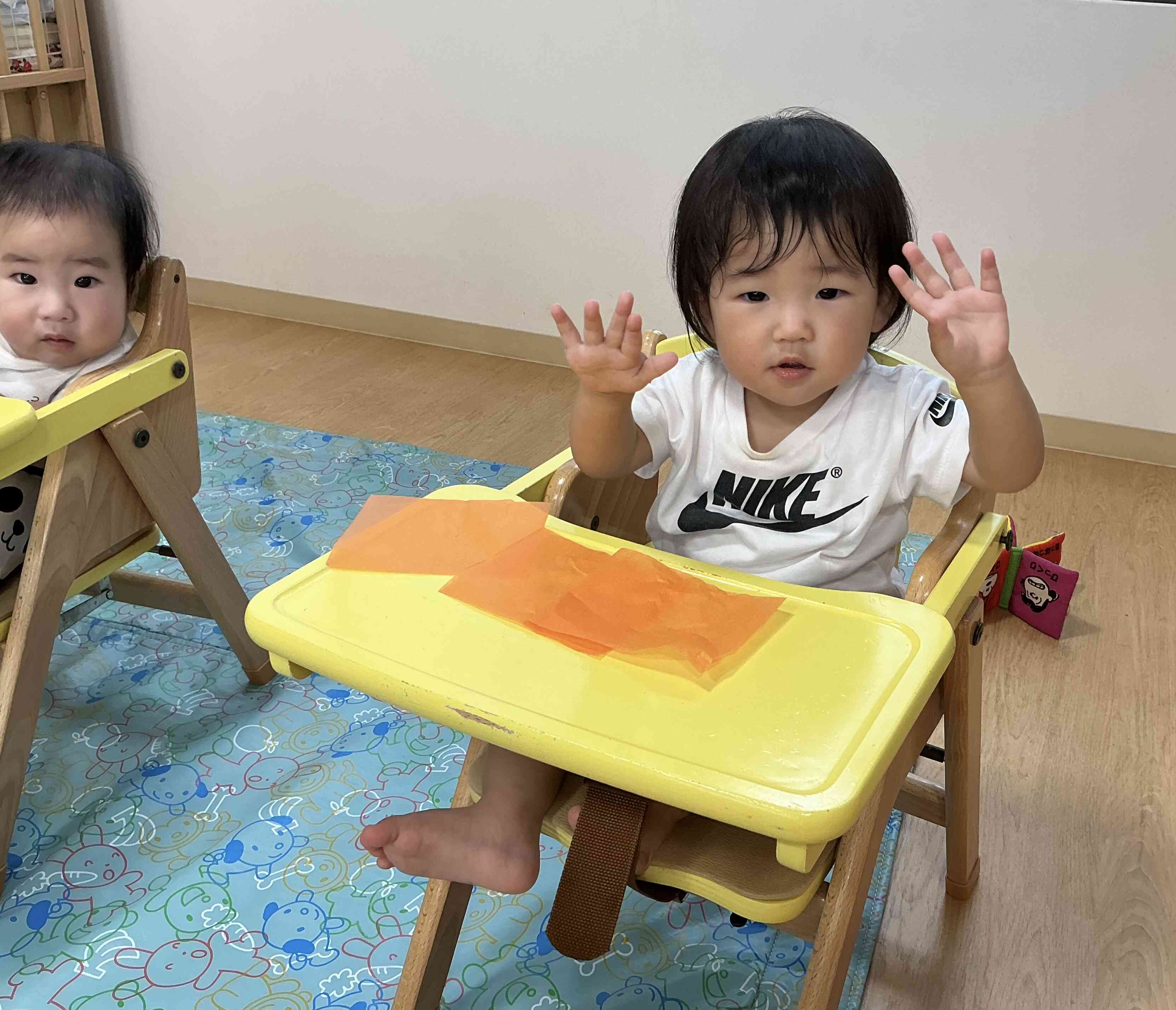 10月の製作をしたよ(ひよこ組)