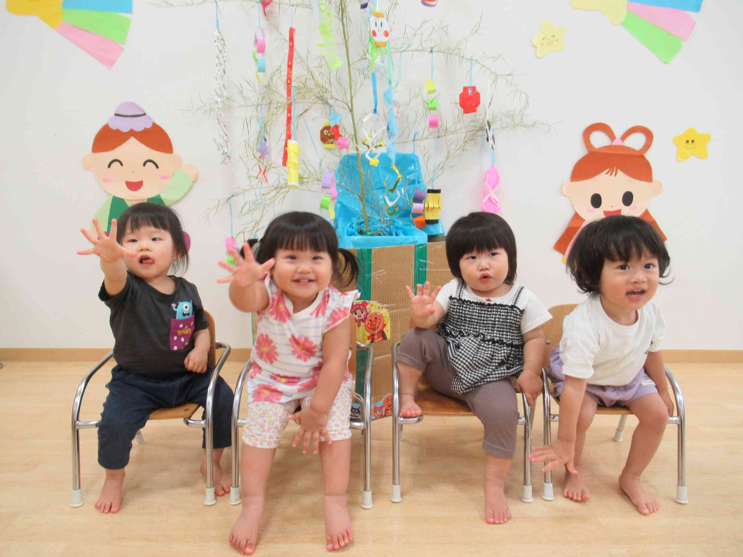 同じく１歳児クラスのお友達です。