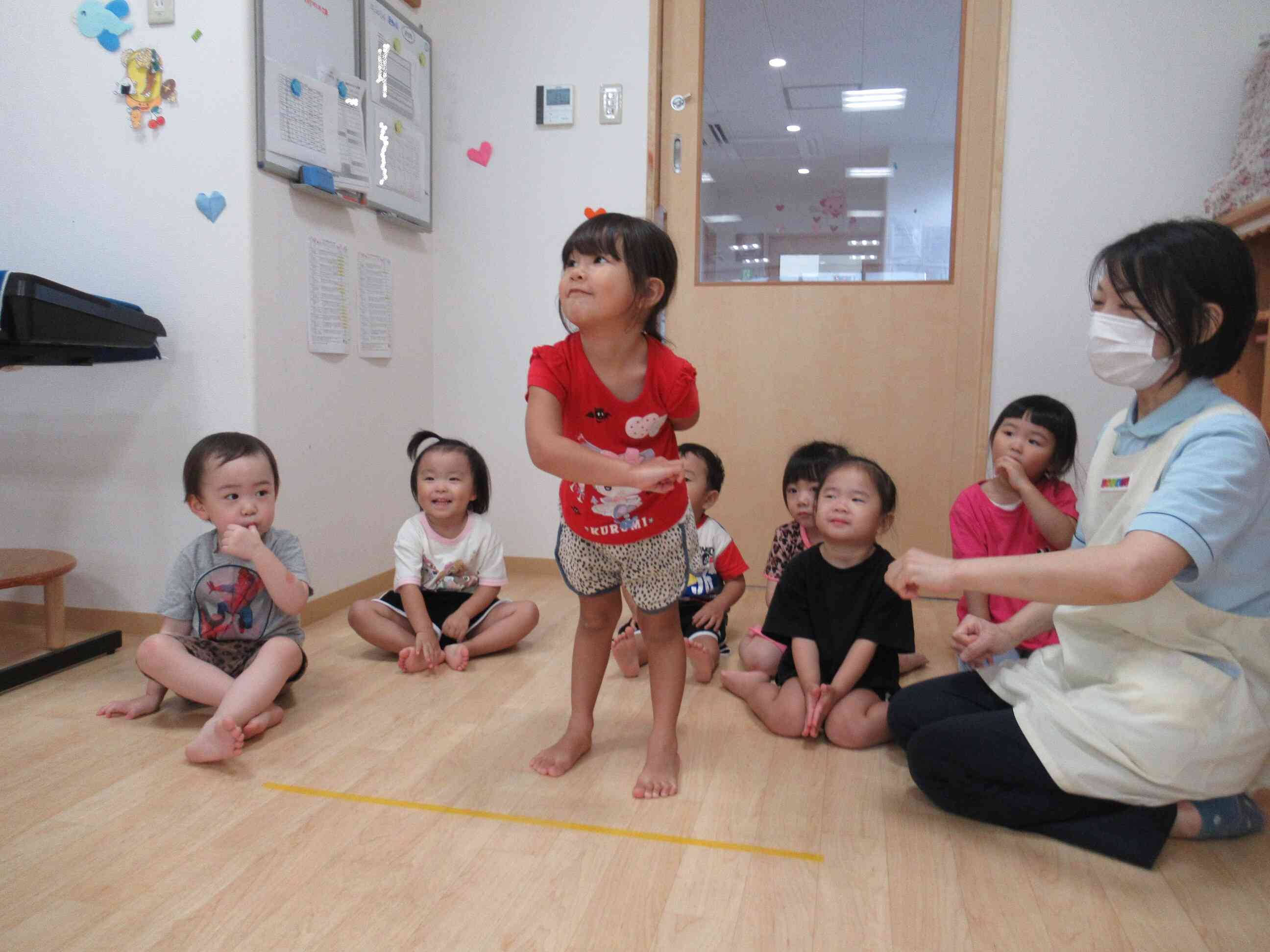 位置についてよーいドン