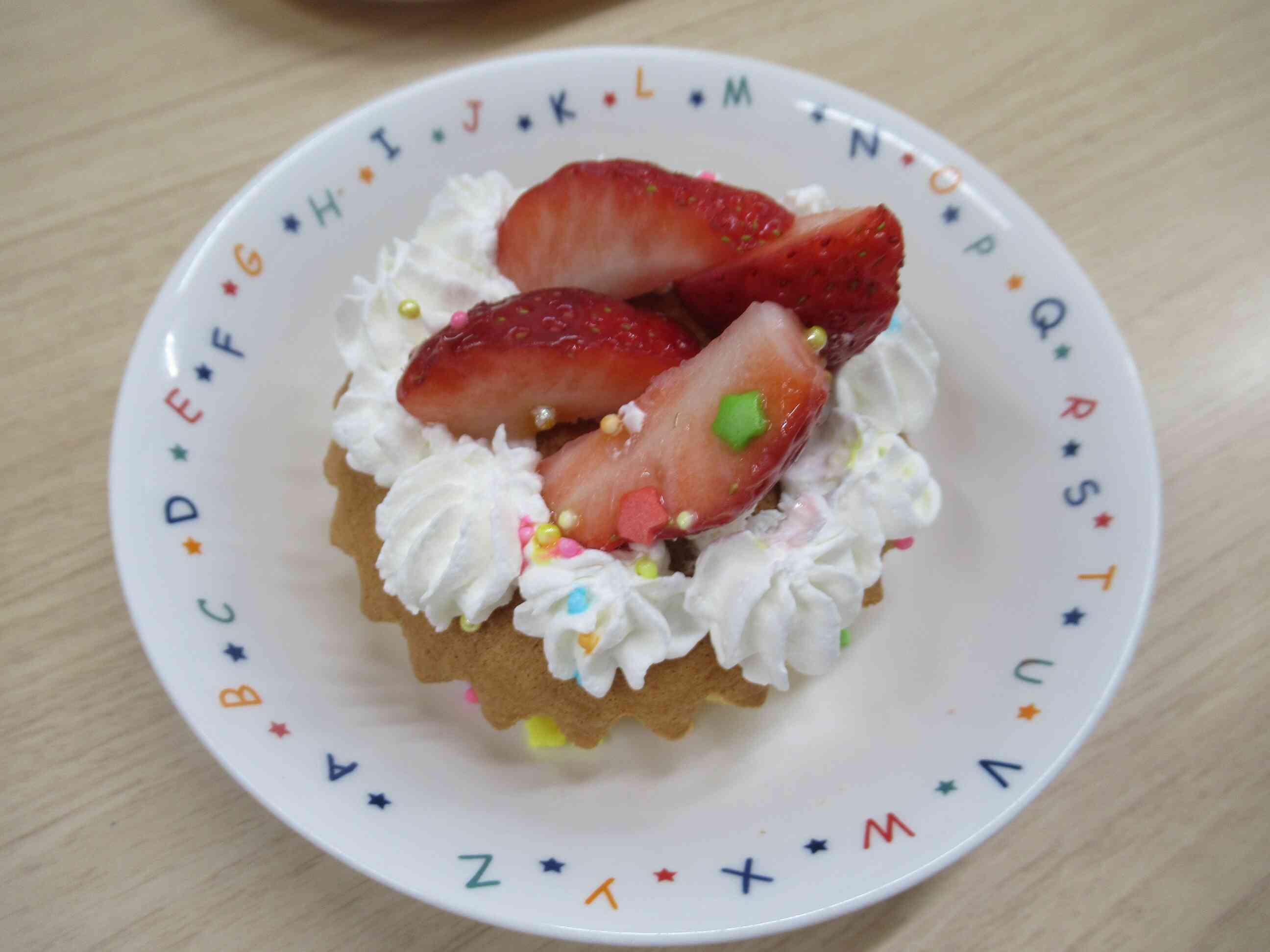 食育（クリスマスケーキ作り）