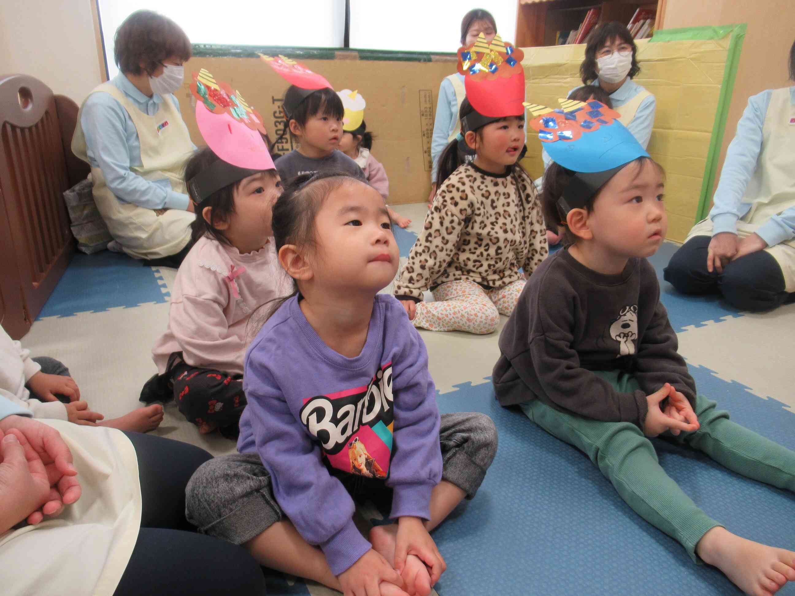 一生懸命お話を聞きます。