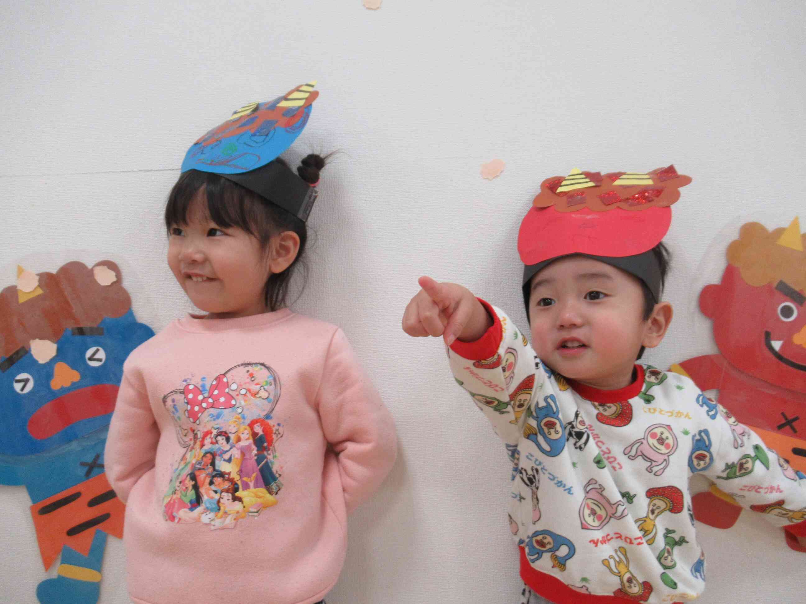 ２歳児クラスのお友達です。