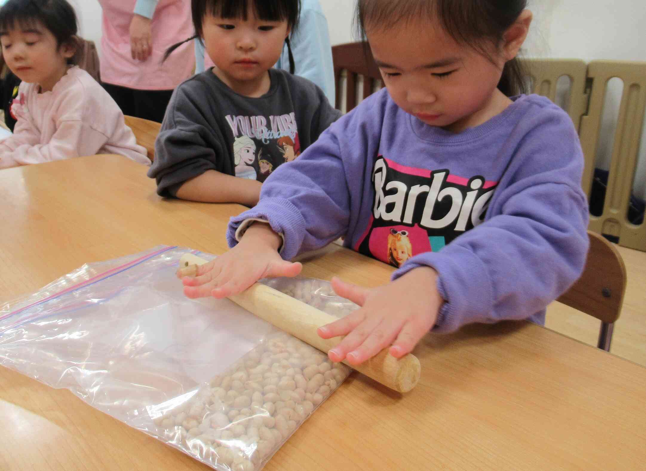 食育（きなこ作り）１