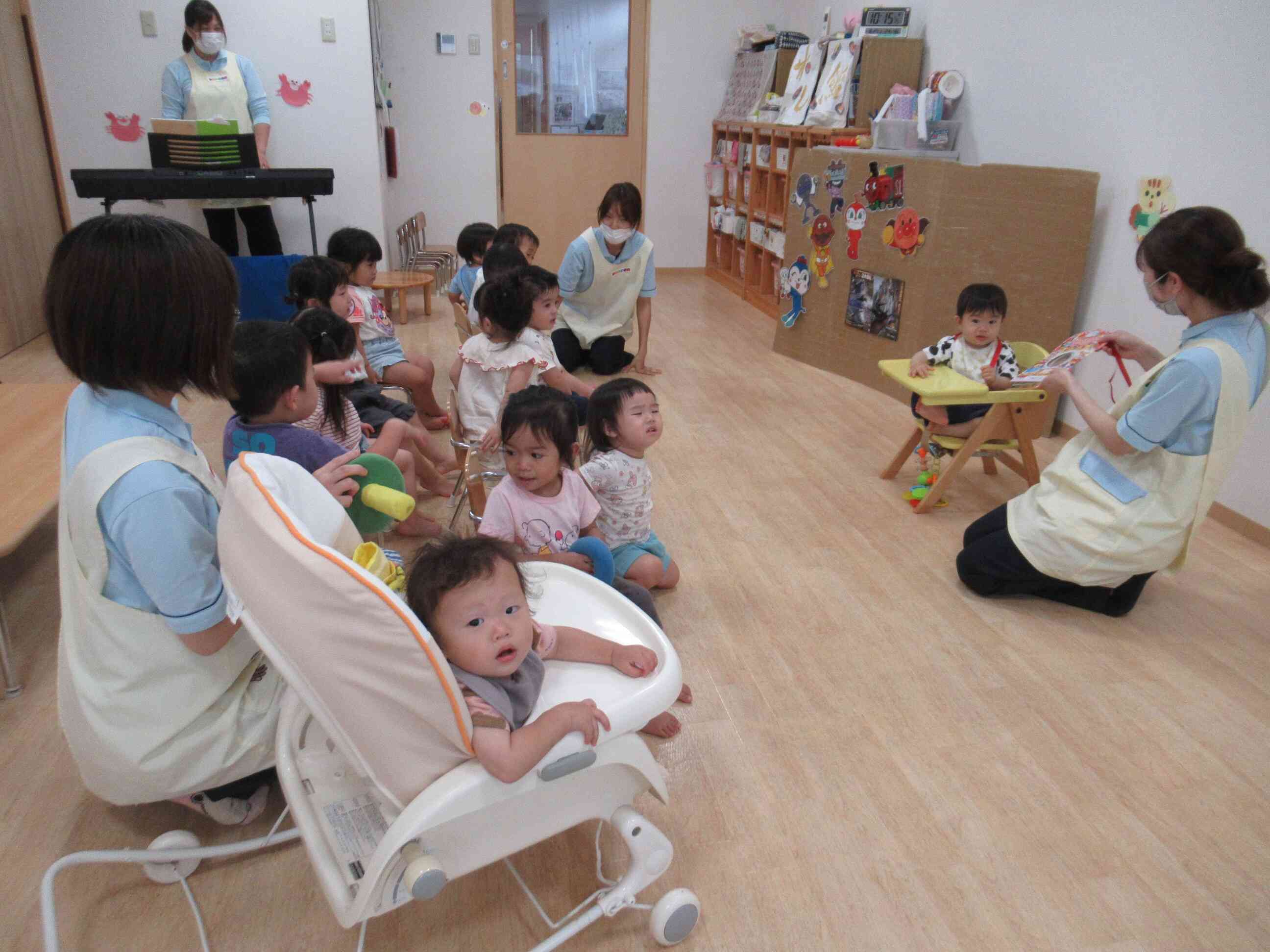 皆の前でも緊張しませんでした