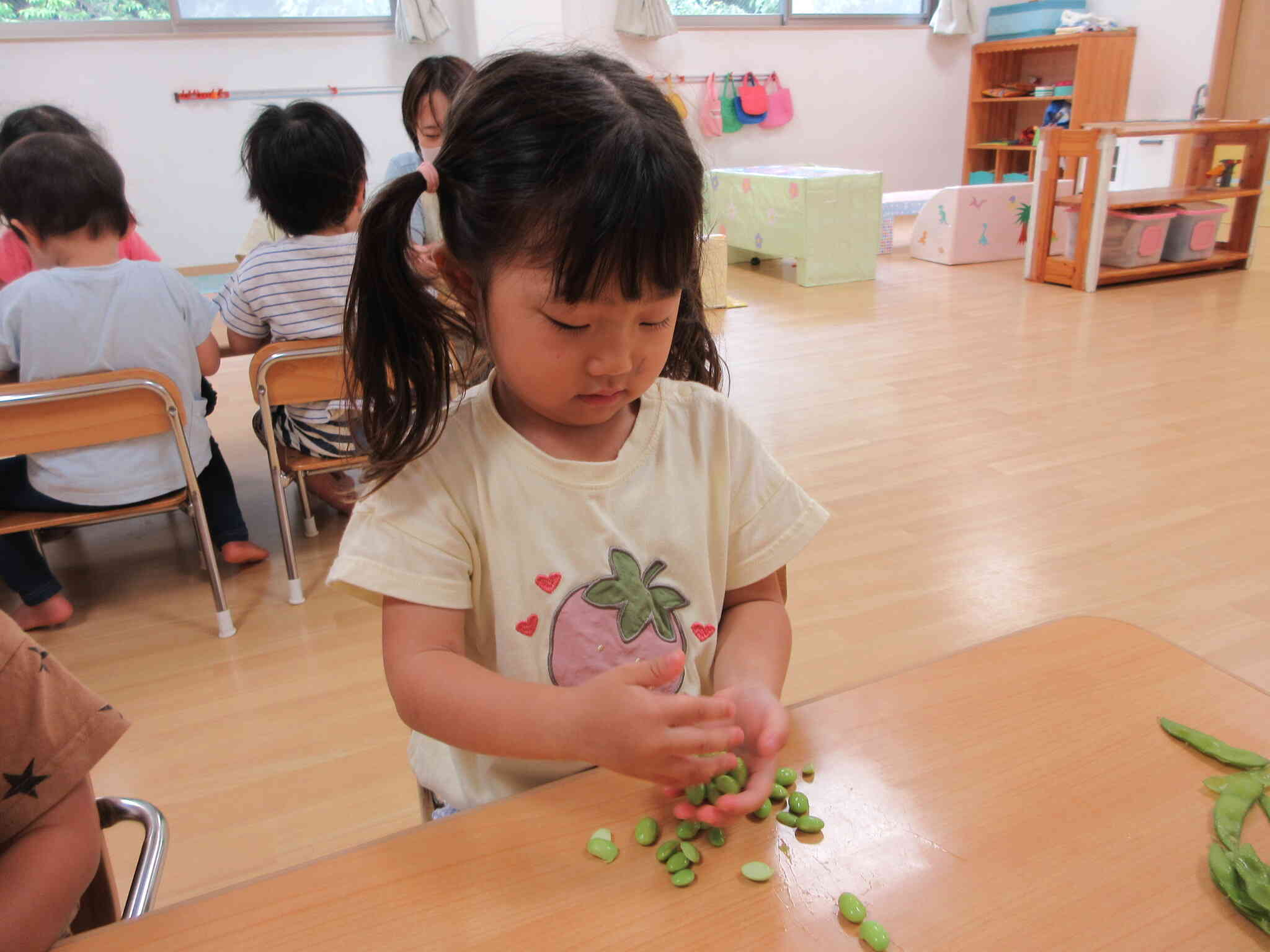 たくさんむけたよ！
