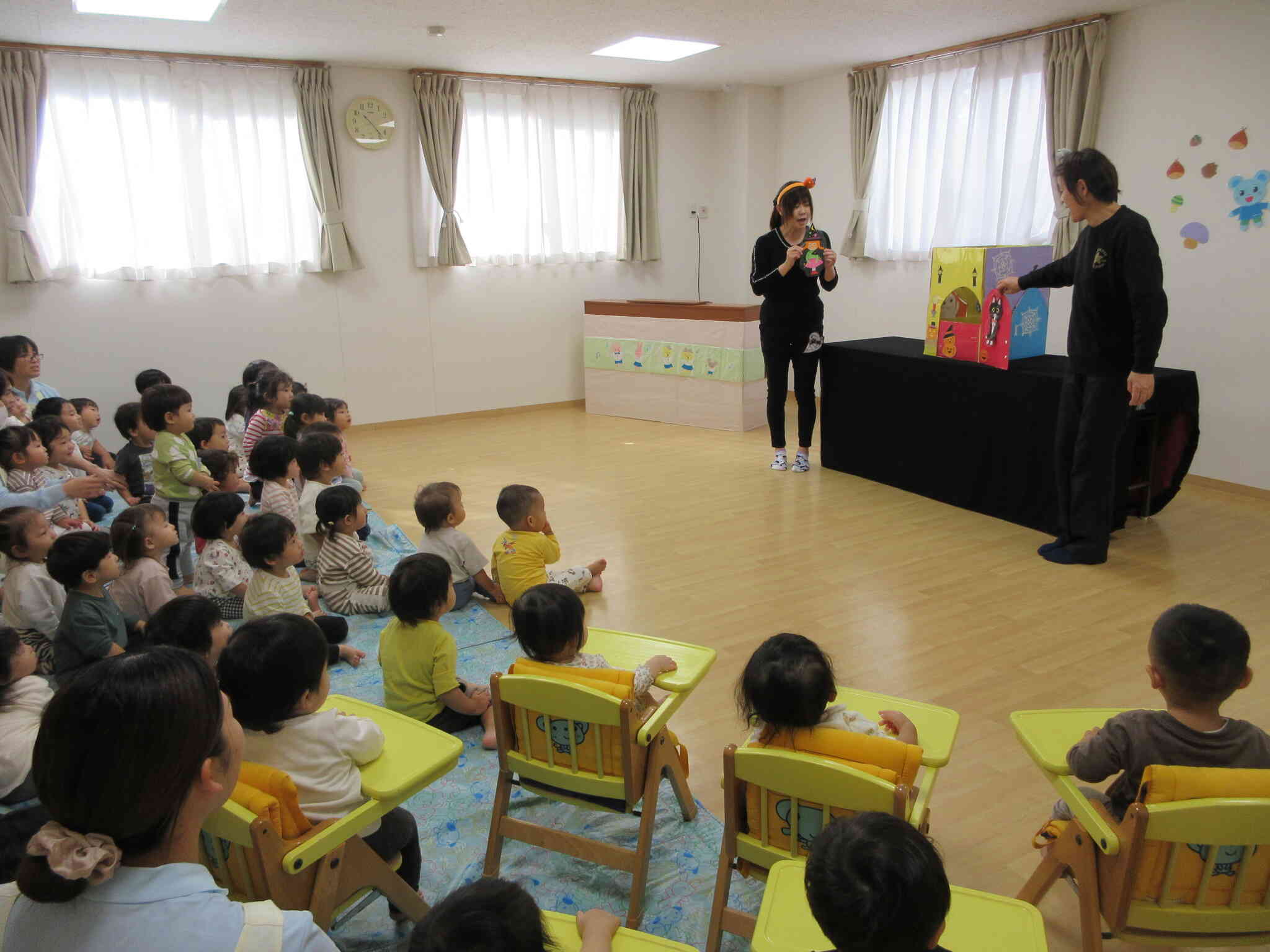 おばけハウスから出てきたのは・・・