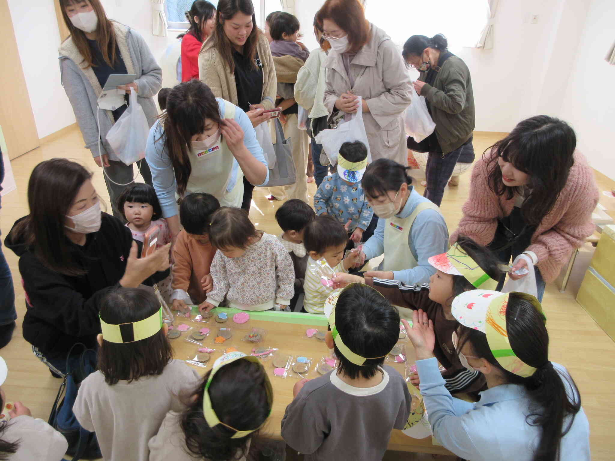 お客さんいっぱい来てくれて嬉しいね♪