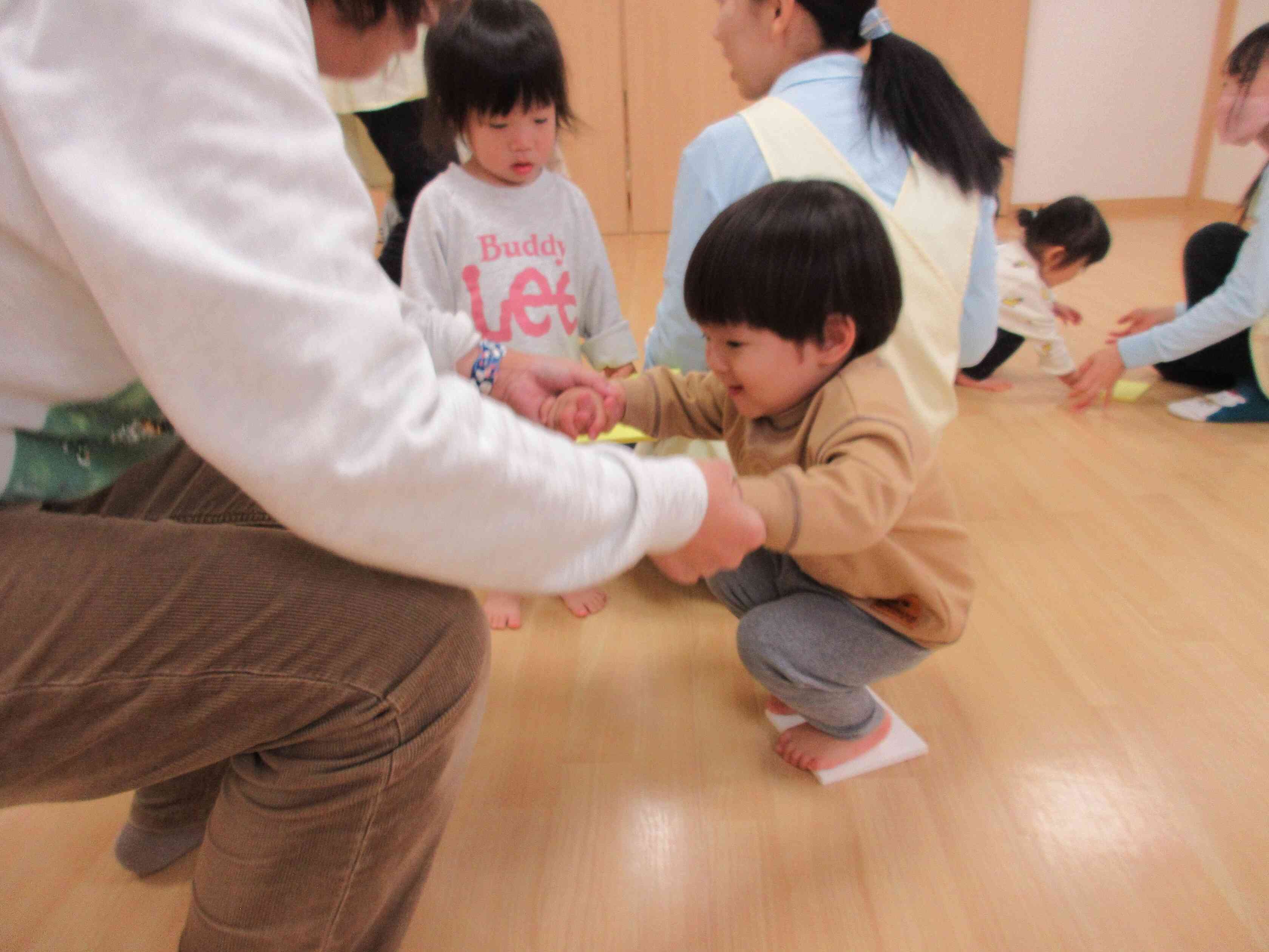 ジャンプするから見ててね～