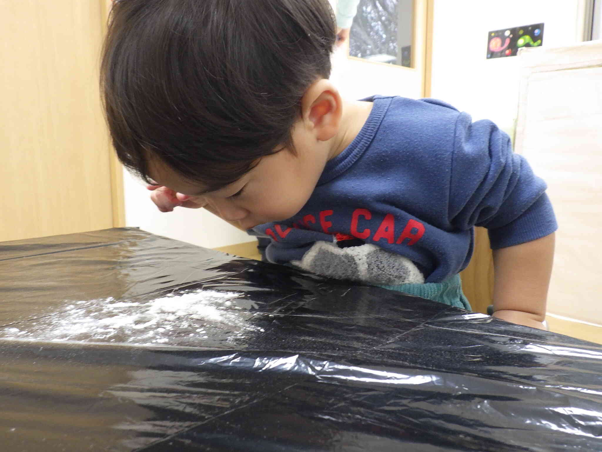 「これは、何かなぁ～」てのぞいてみたよ