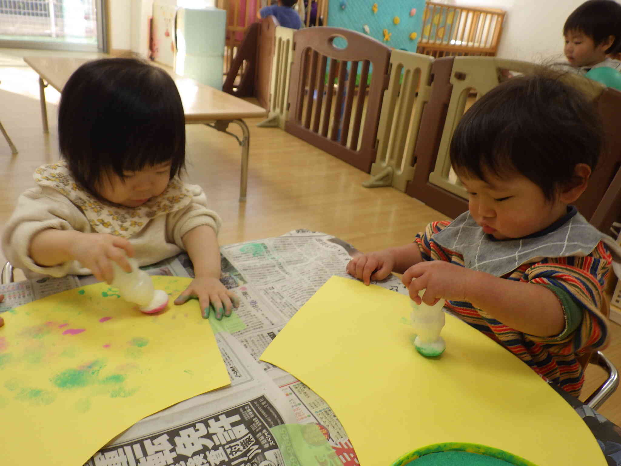 トントン楽しいなー♪