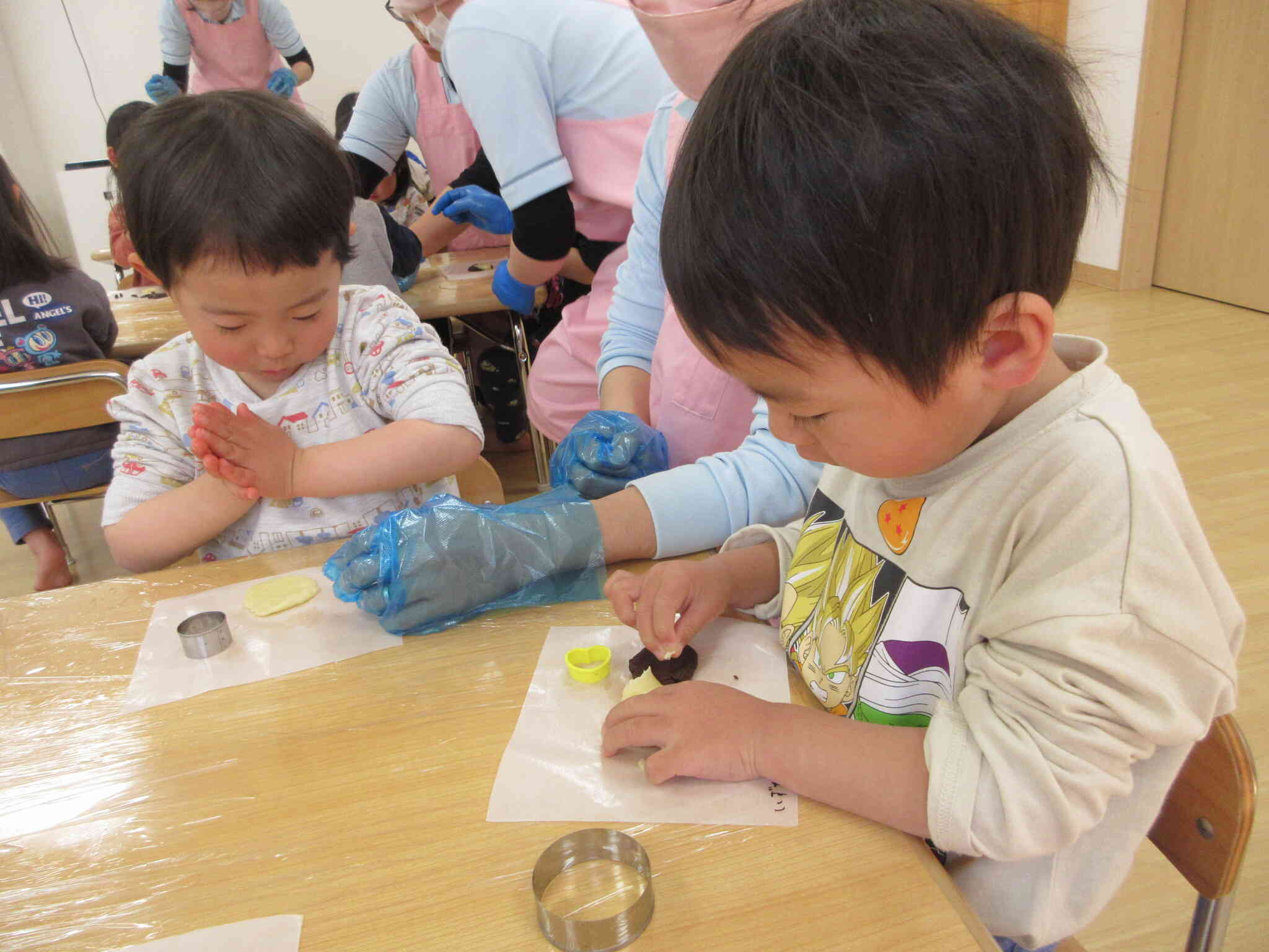 【食育】クッキー作りをしました！（2歳児）