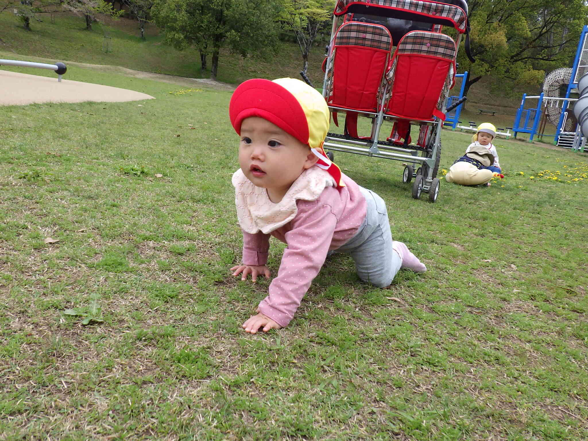 たくさんハイハイしたよ♪