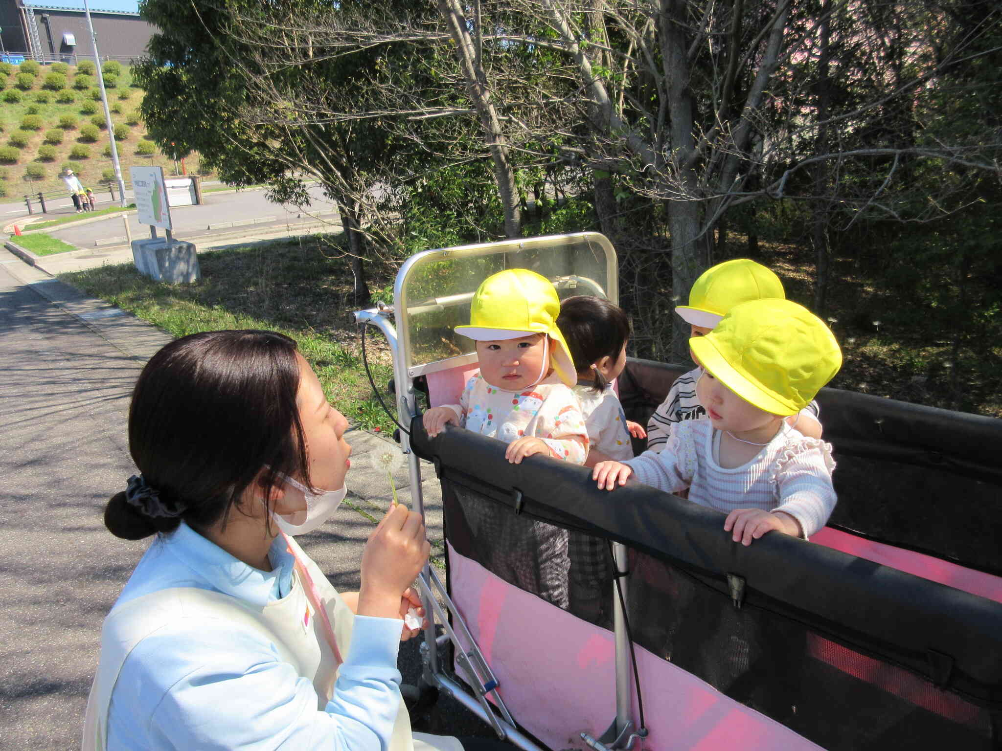 ふ～っと息を吹きかけて・・