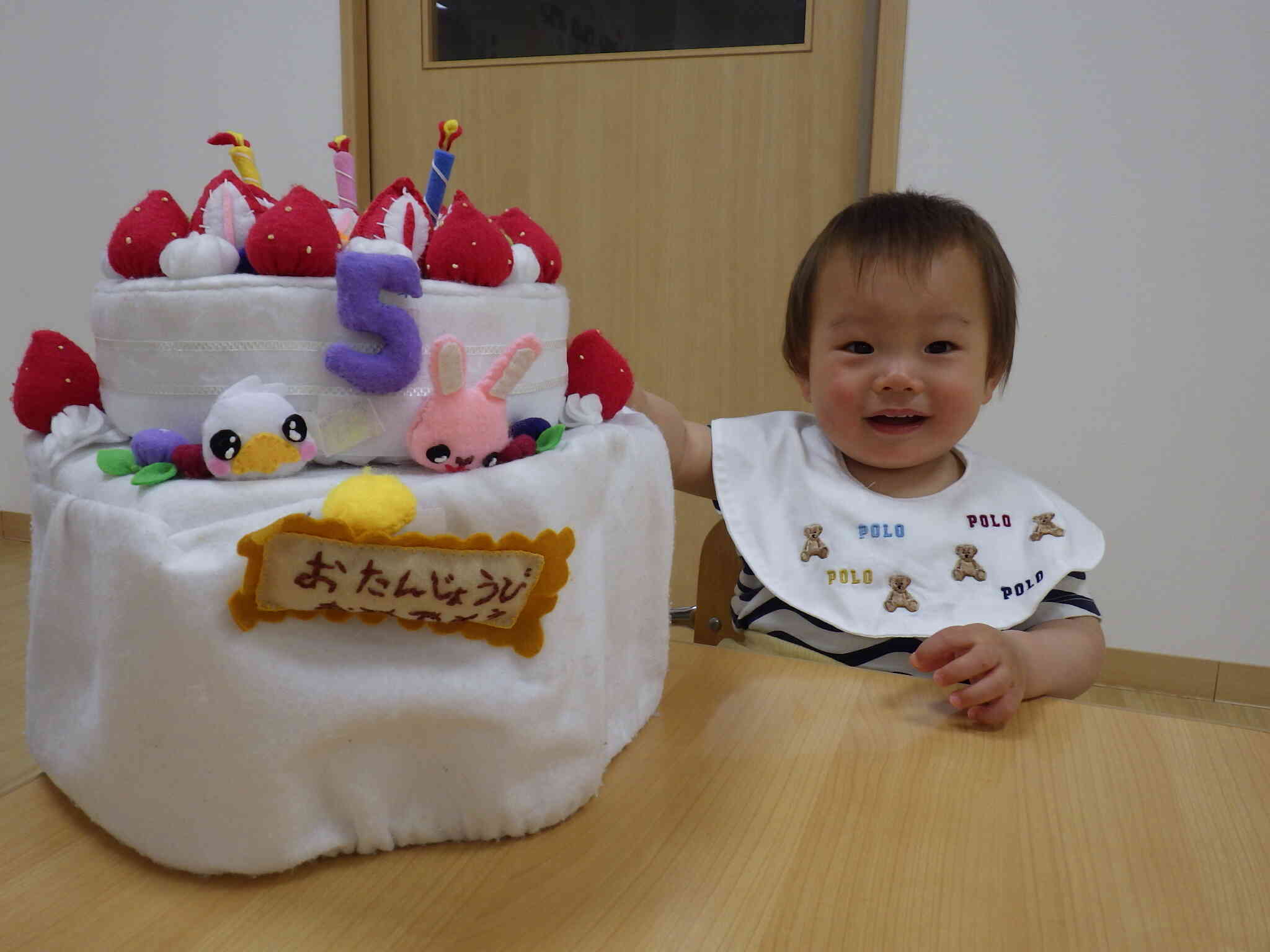 ０歳のお誕生児