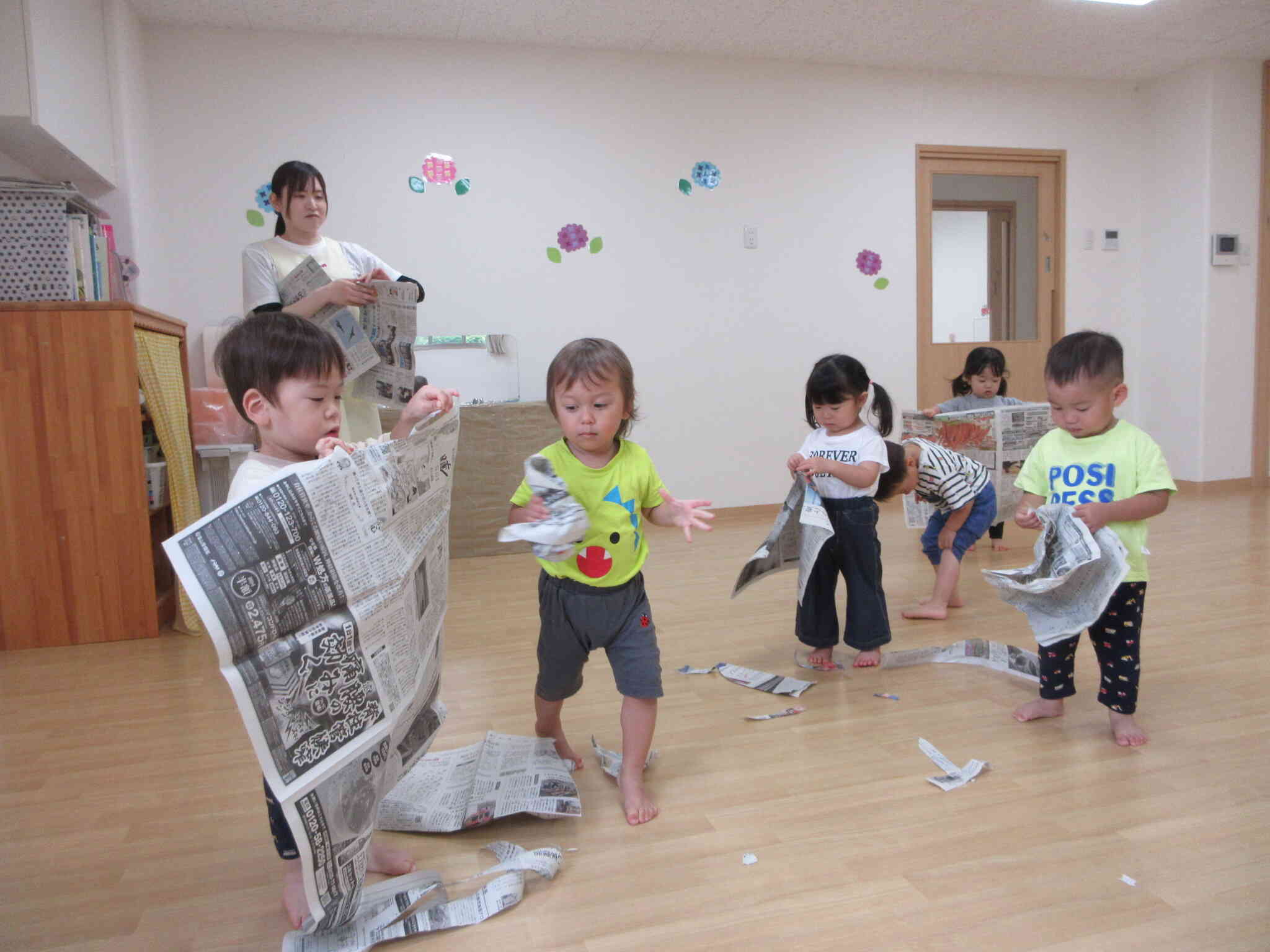 新聞ビリビリ♪（２歳児）