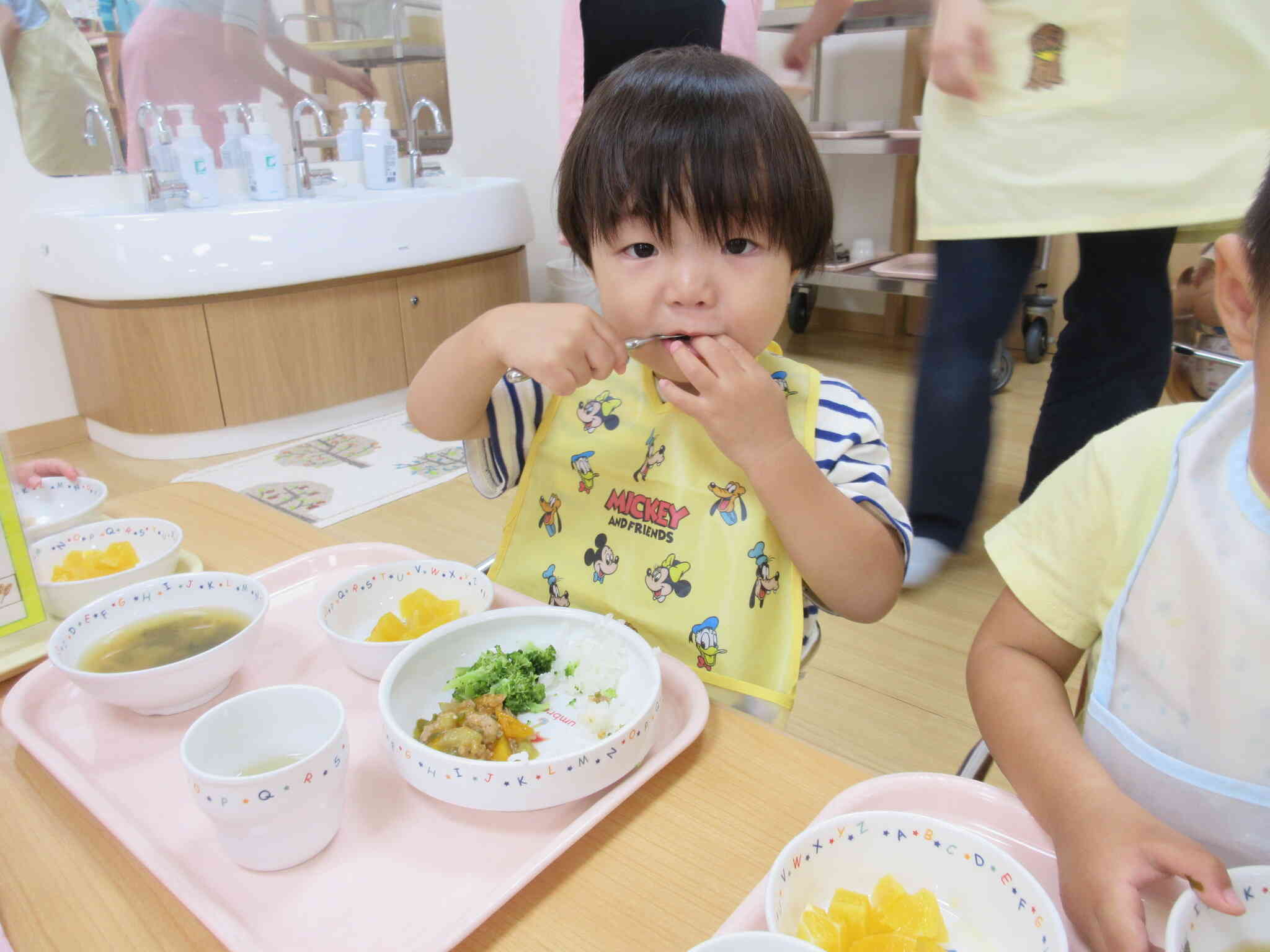 ピーマン食べるよ！