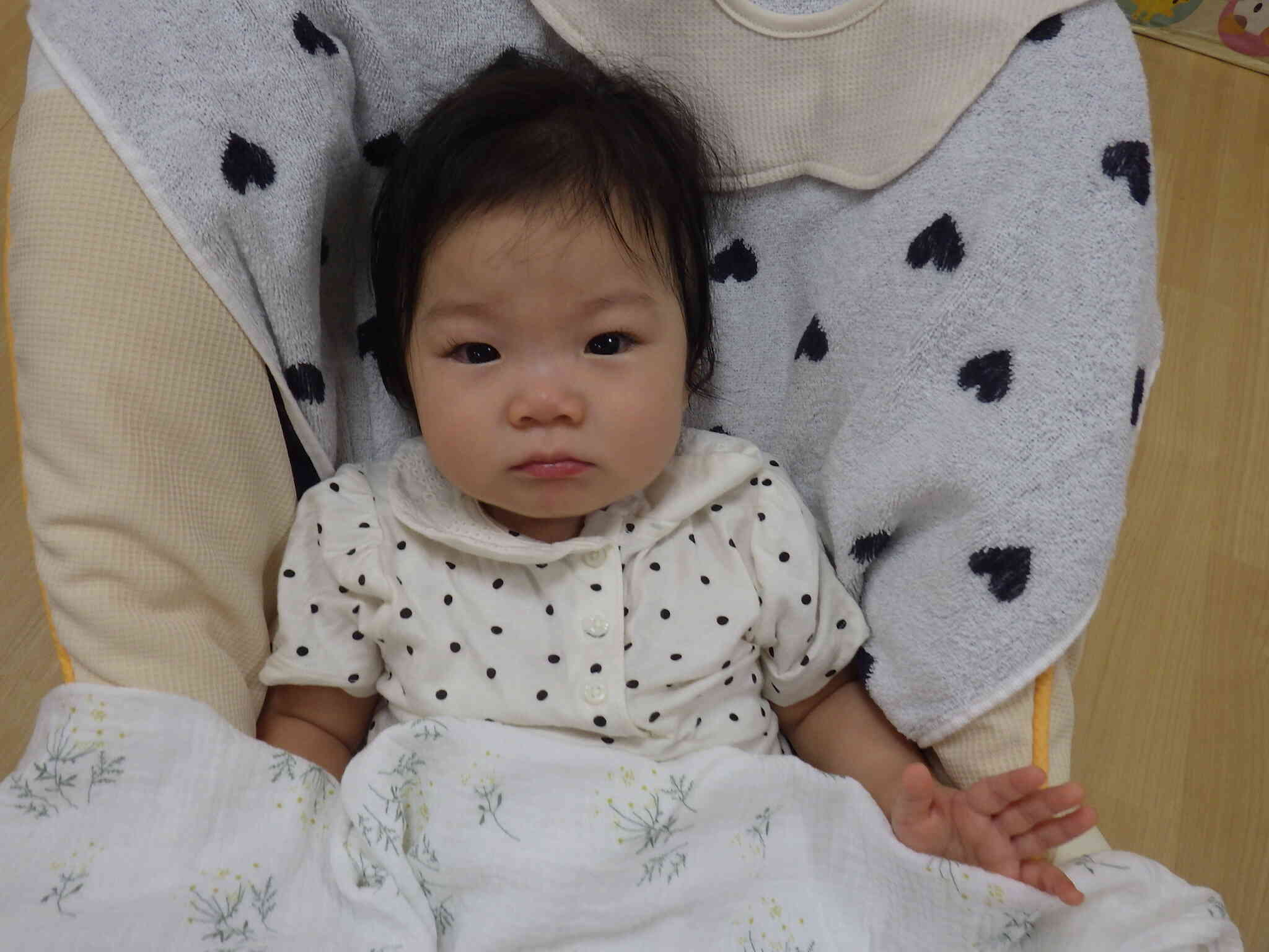 この椅子が一番落ち着くの～！