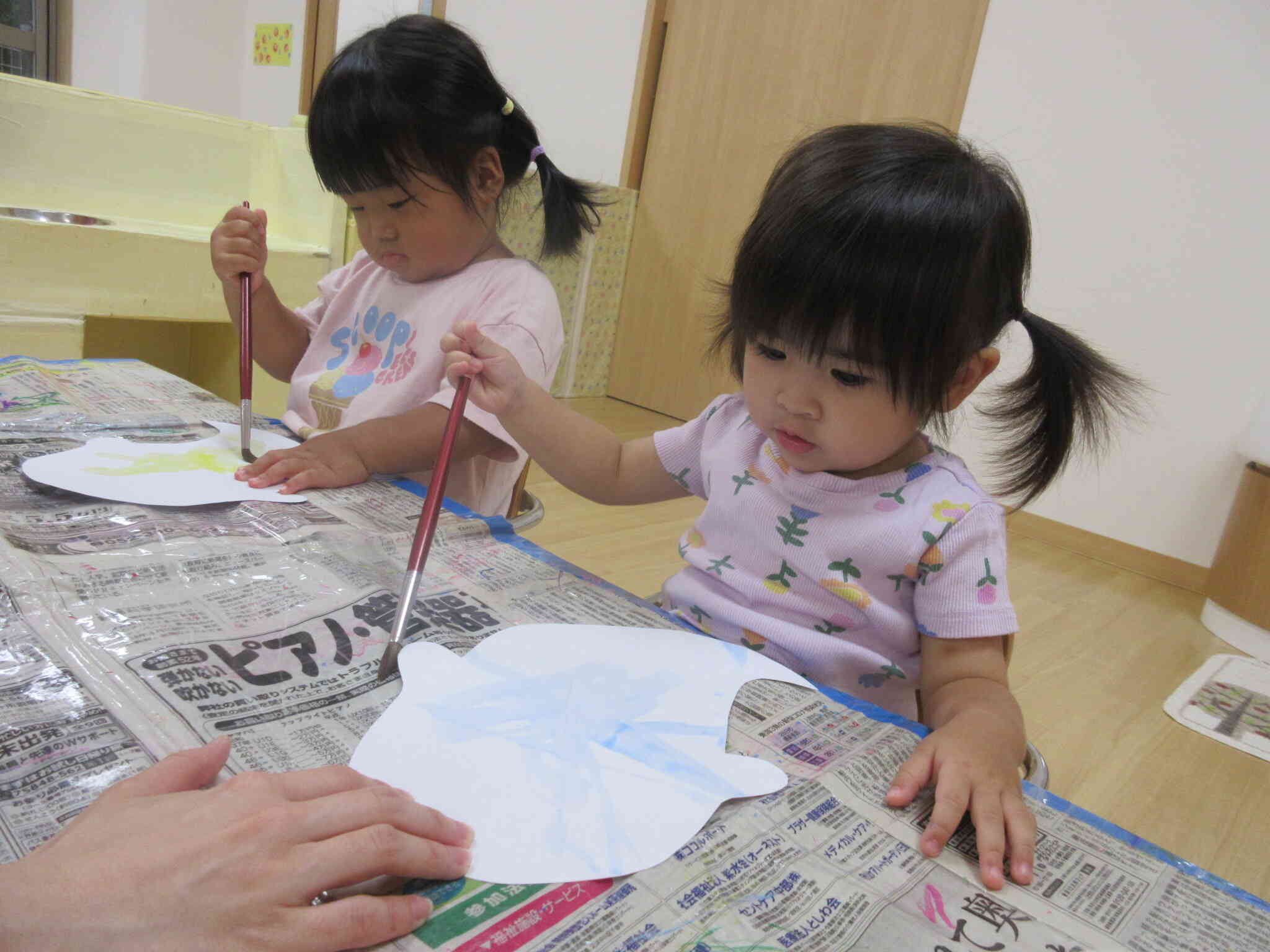 おばけを作ろう♪（1歳児）