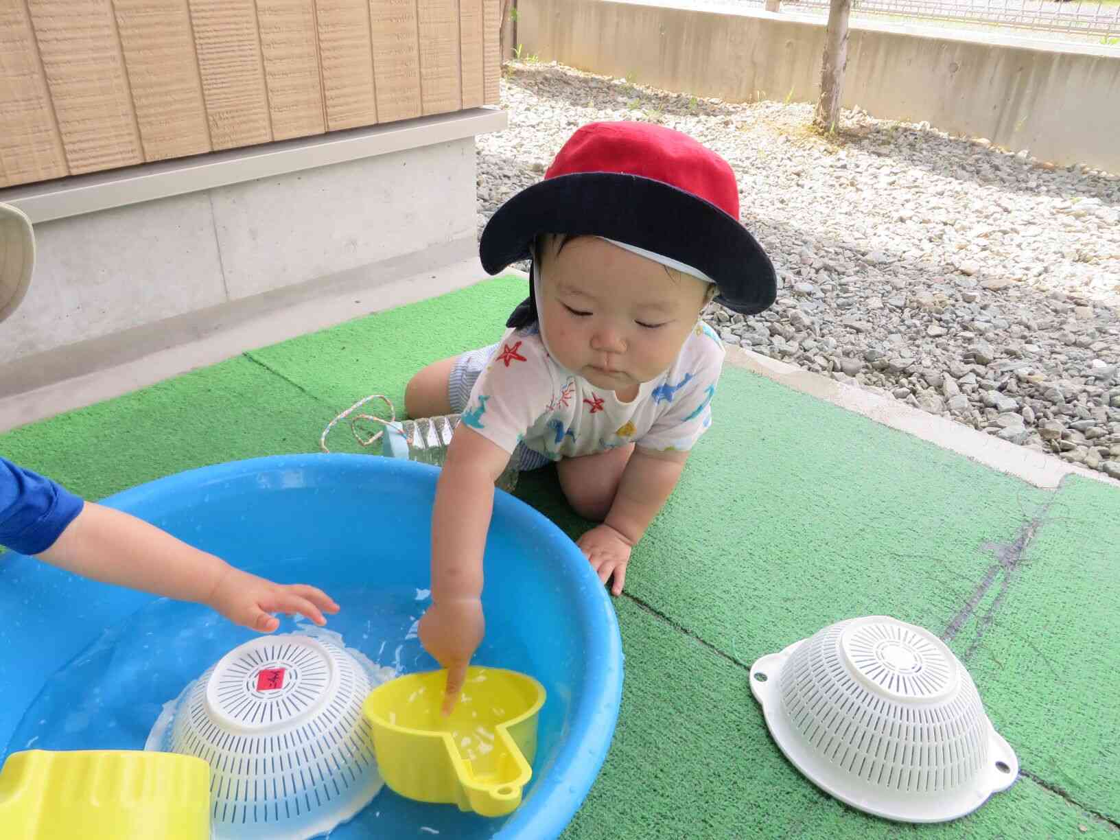 お水気持ち良いね♪
