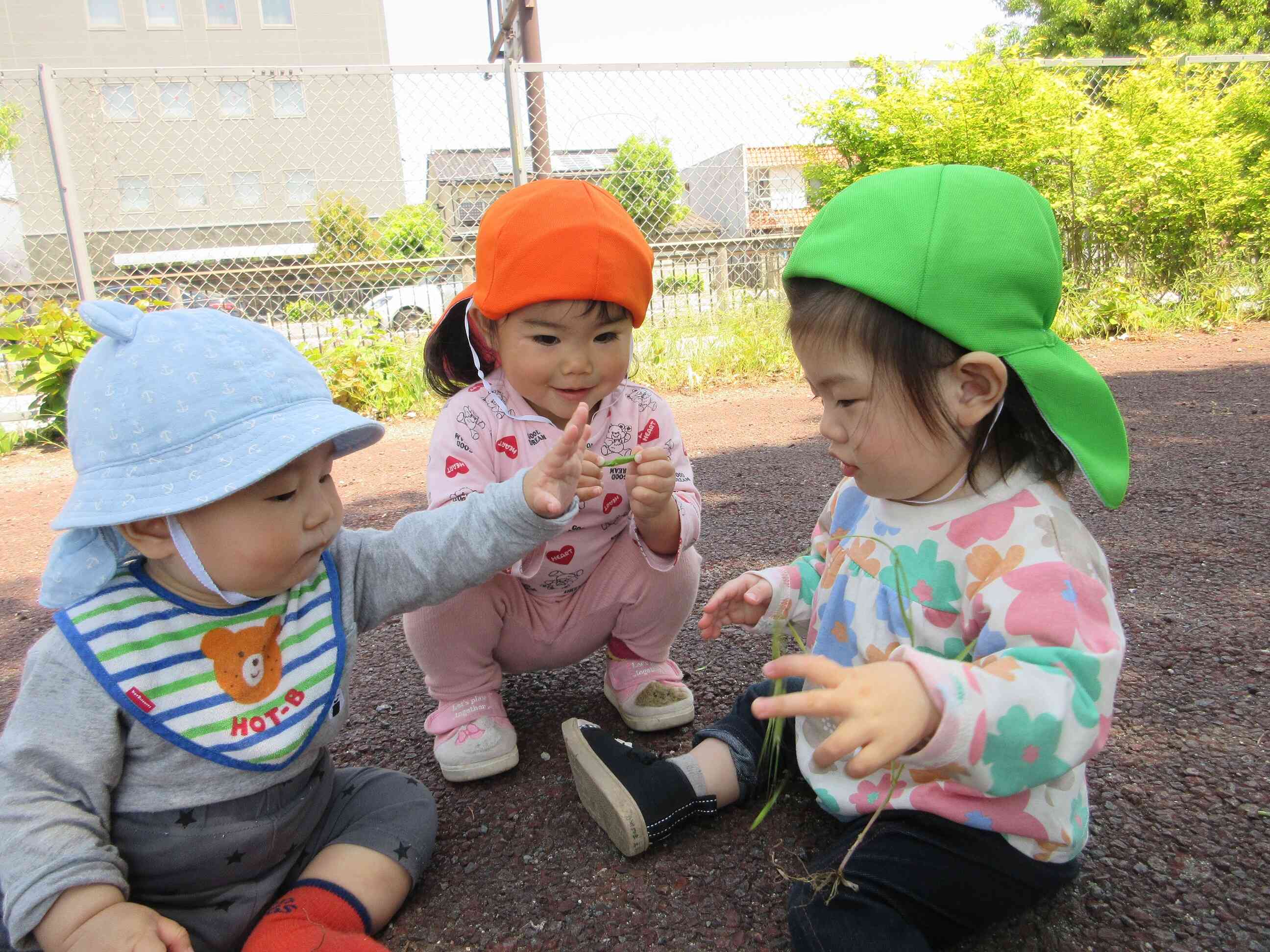 外遊び楽しいね♪