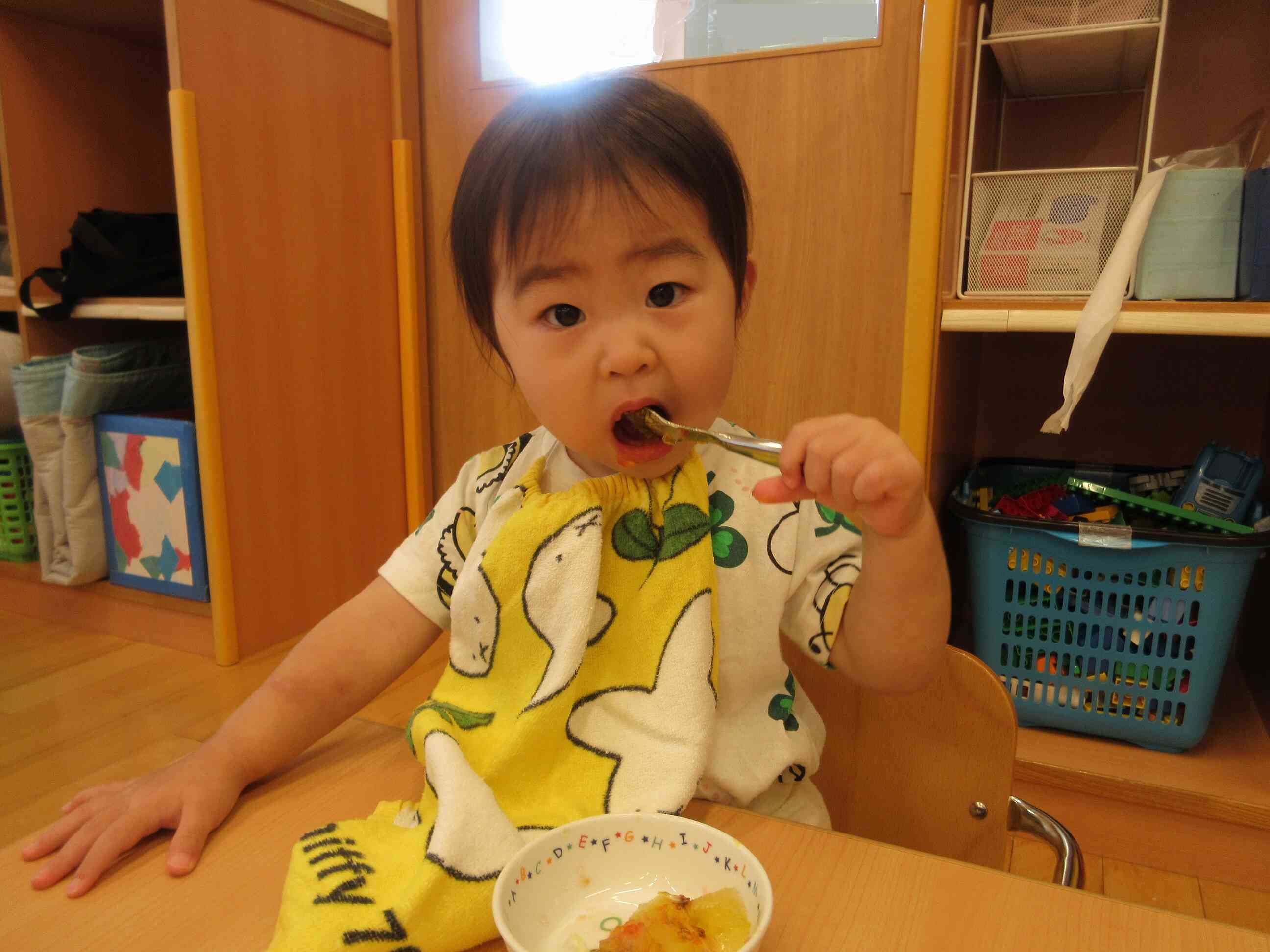 午後のおやつで彩り寒天食べたよ！