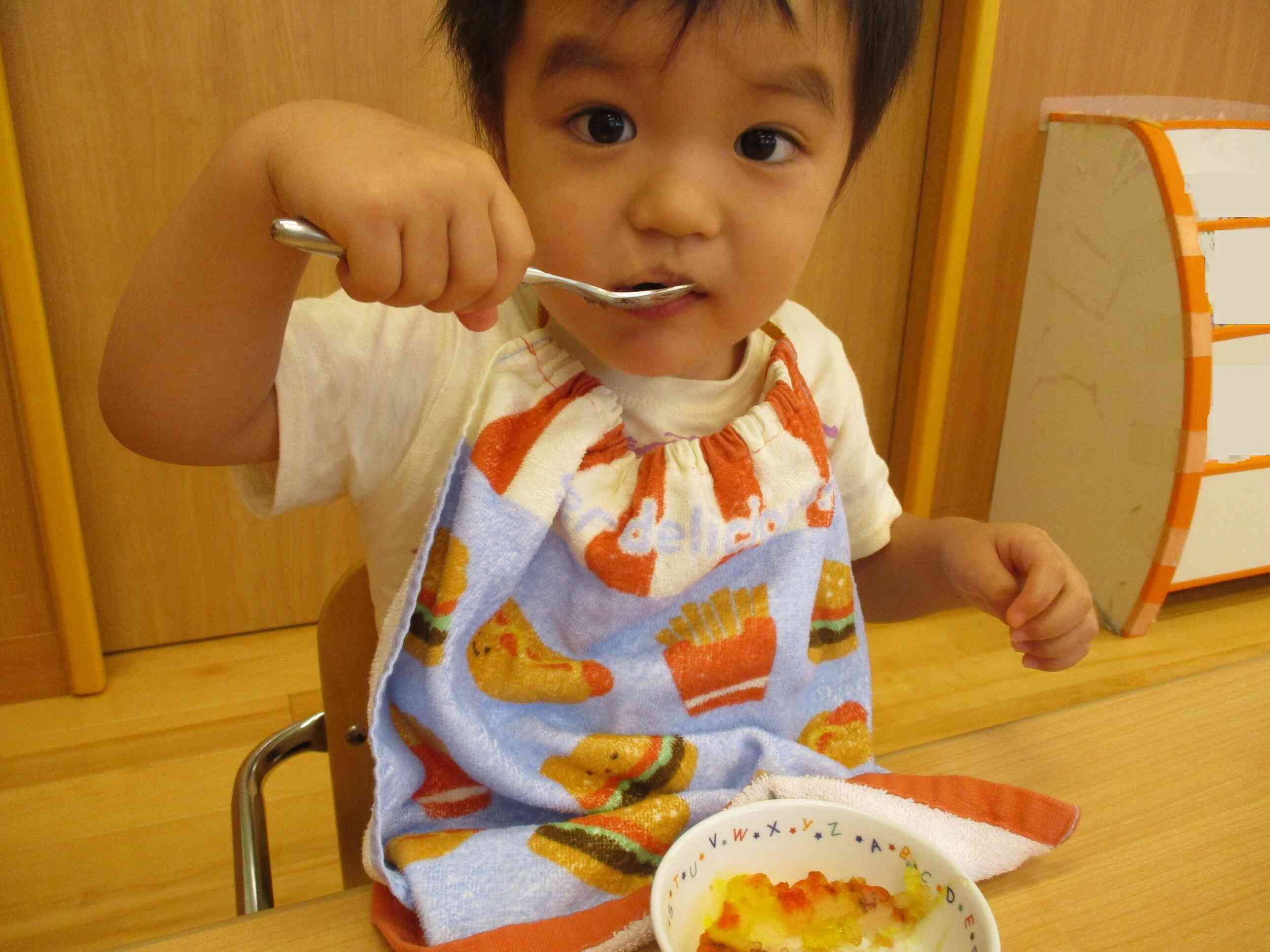 午後のおやつで彩り寒天食べたよ！
