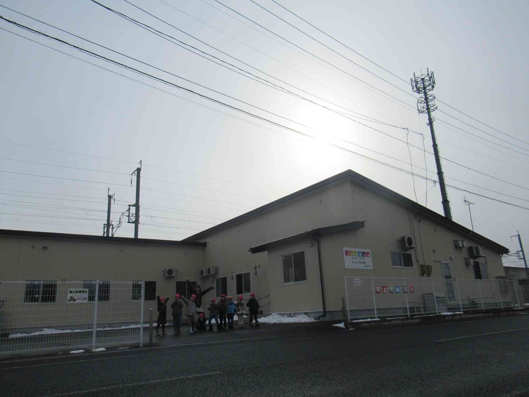 雨予報だったのにこんなに陽ざしが出てました