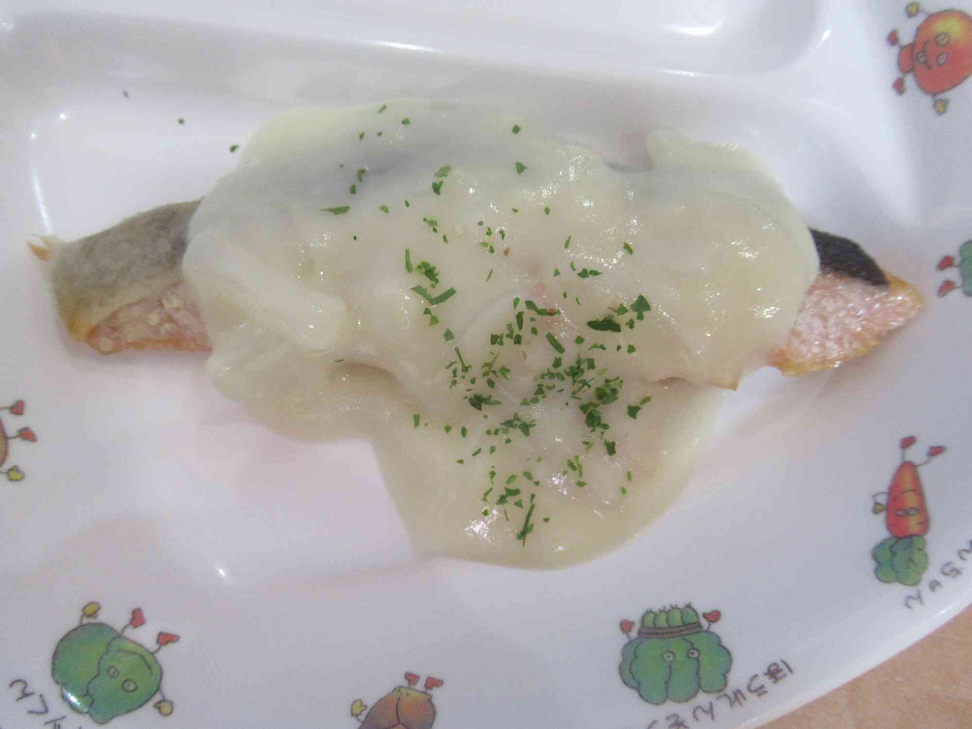 さけのクリームソース