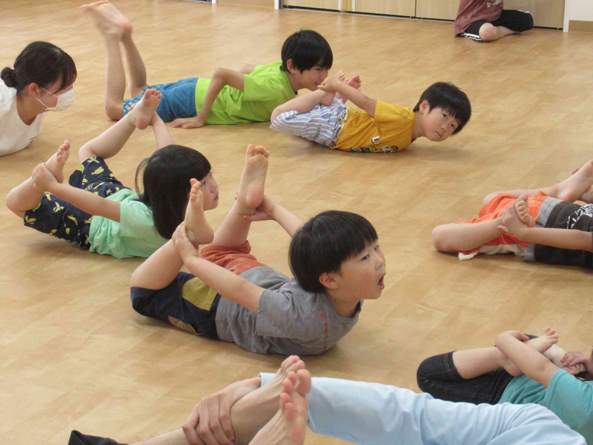 こちらは「かめ」の動き　上手！