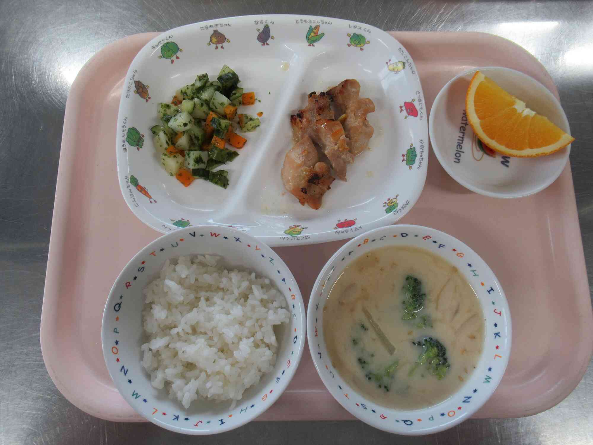 鶏肉のマーマレード焼き