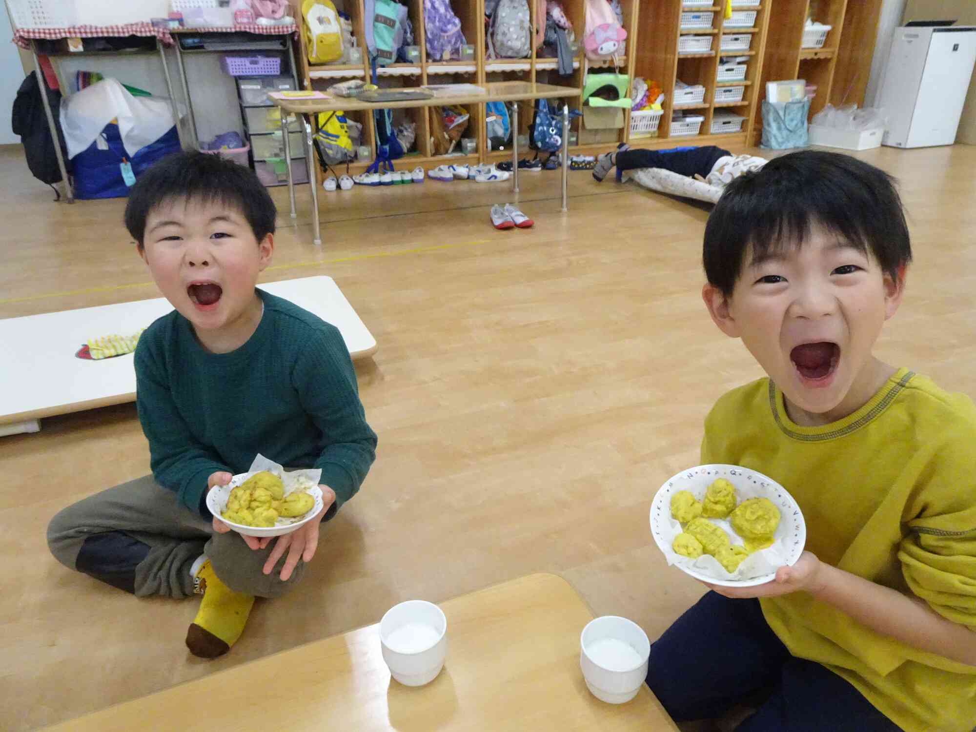 大きなお口でいただきまーす