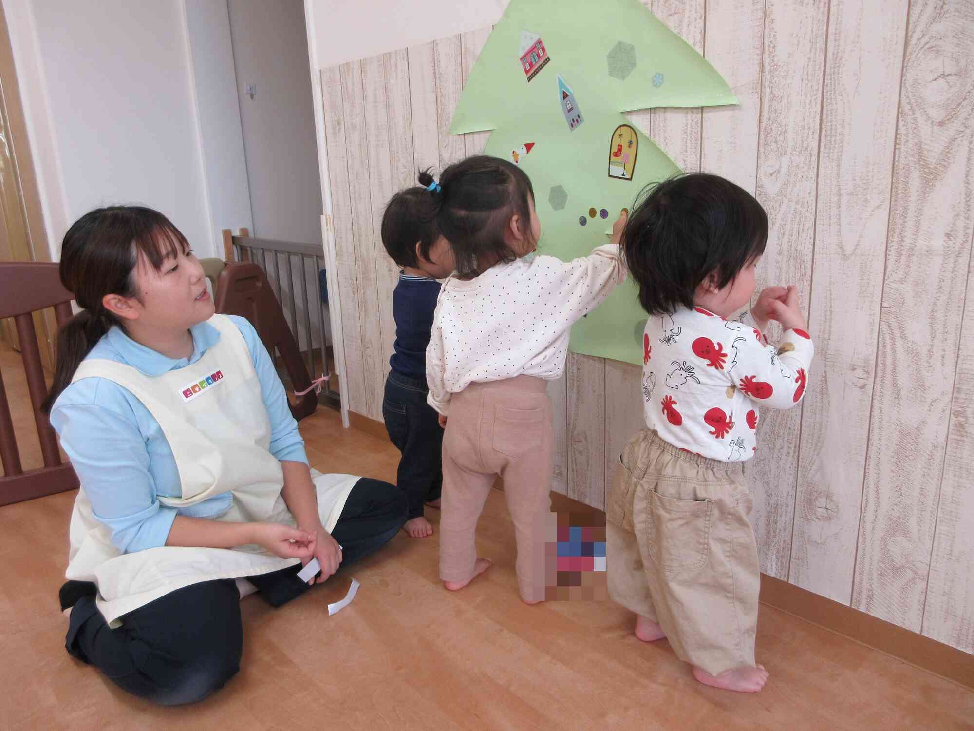 ひよこぐみのクリスマスツリー