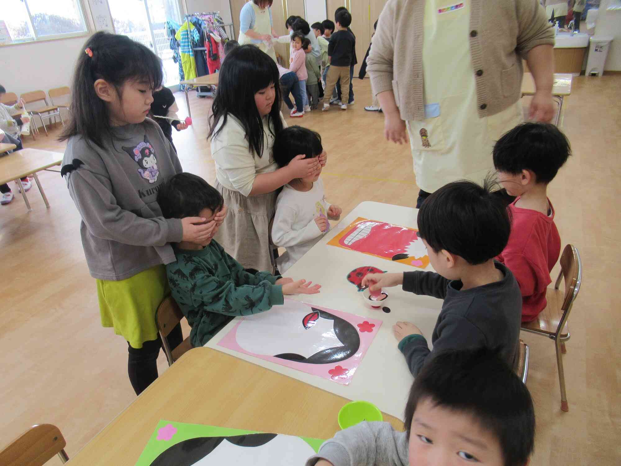 どんなお顔ができるかな？