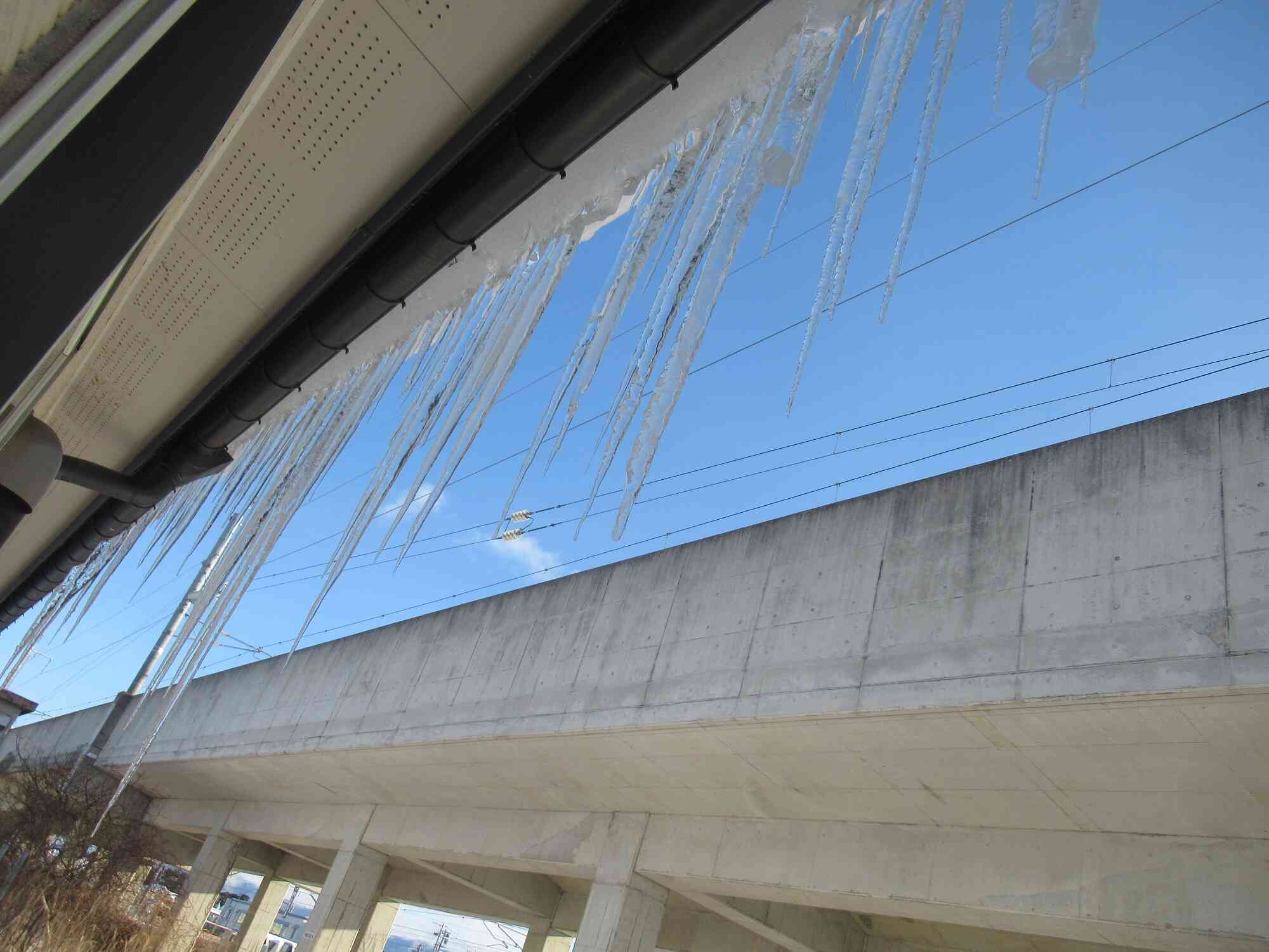 とても寒い日の朝に