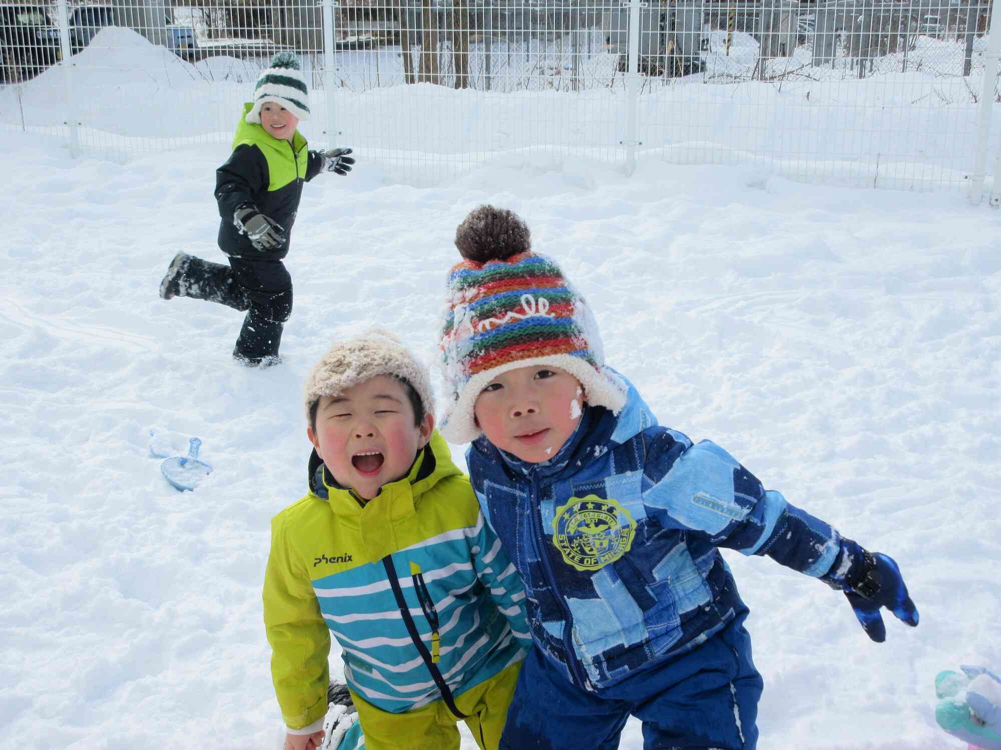 大好きな雪遊び！