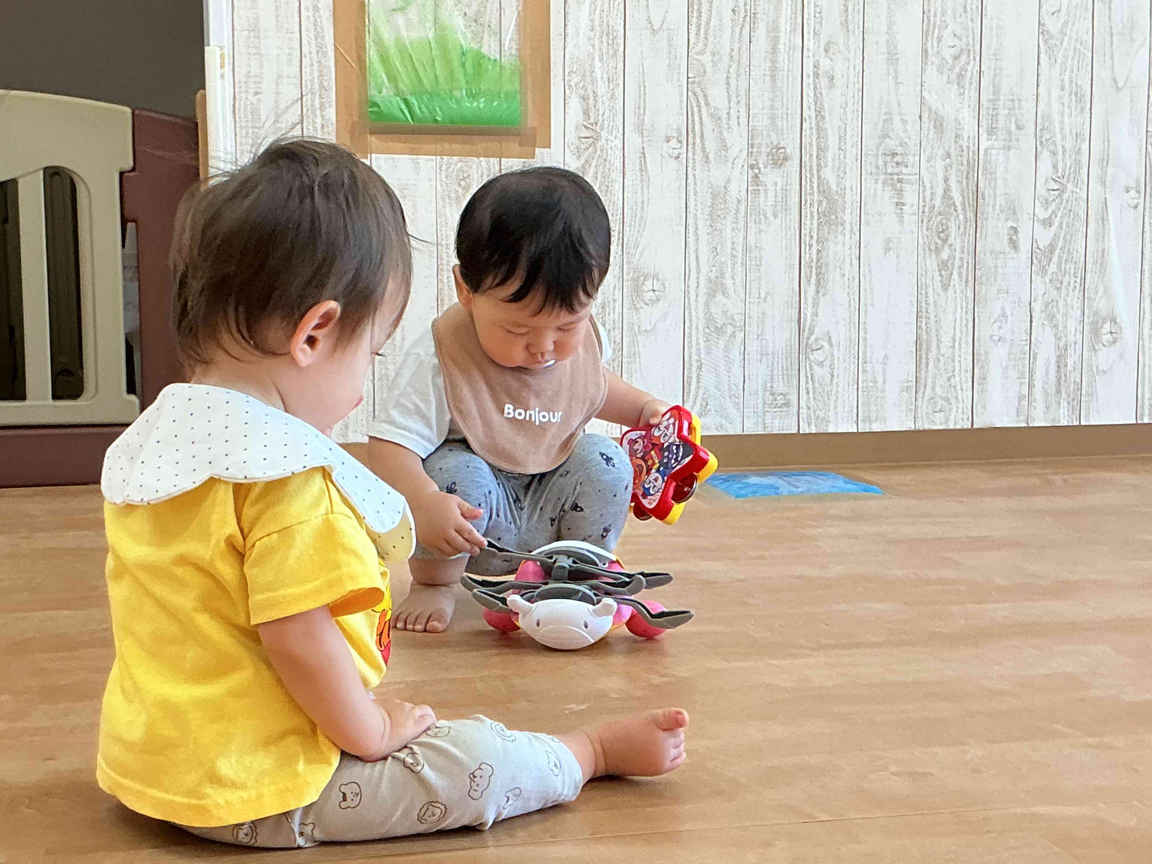 ようこそ　ひよこ組（０歳児）へ！