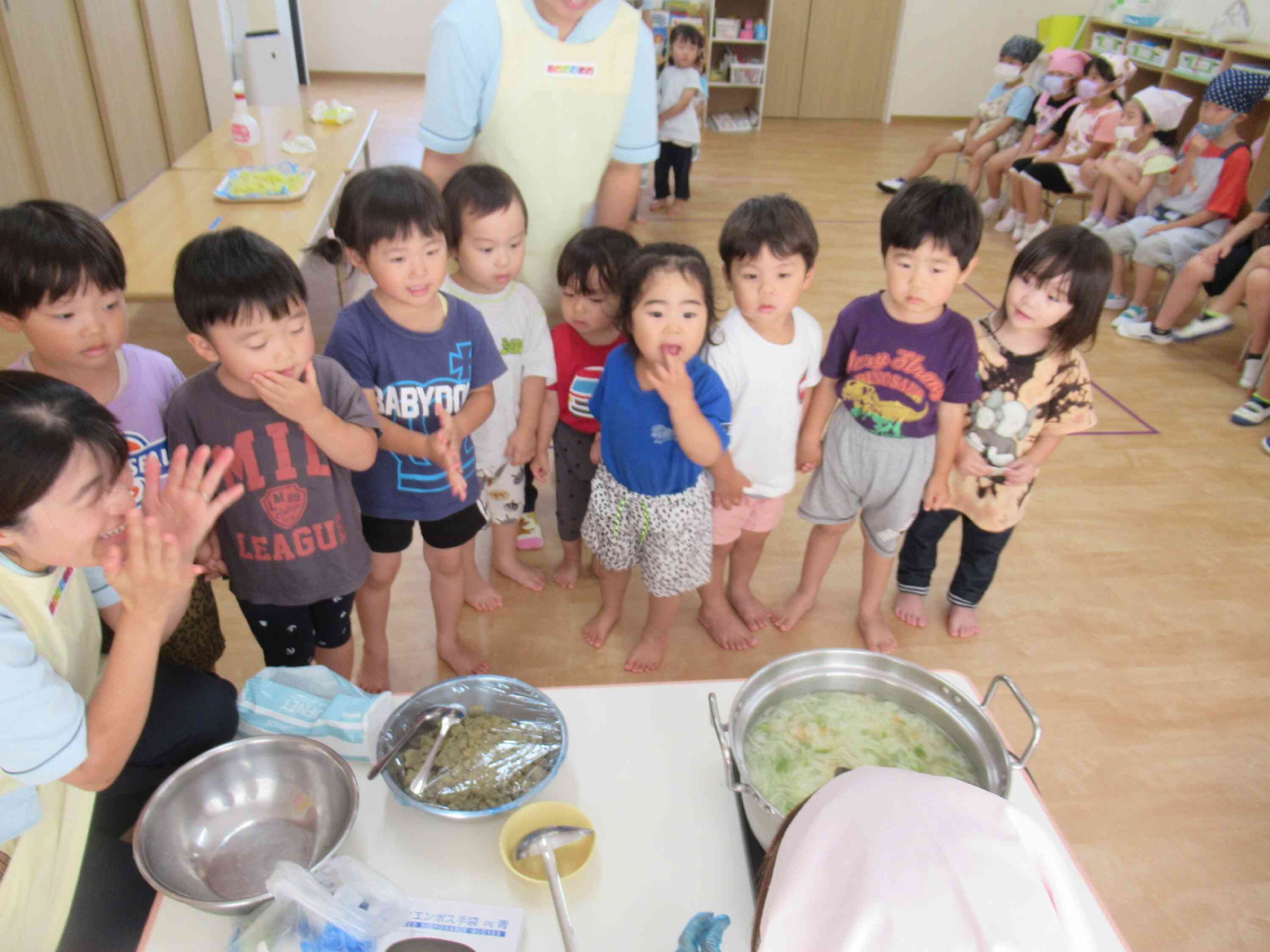 カレーパーティー楽しかったね～うさぎぐみ～